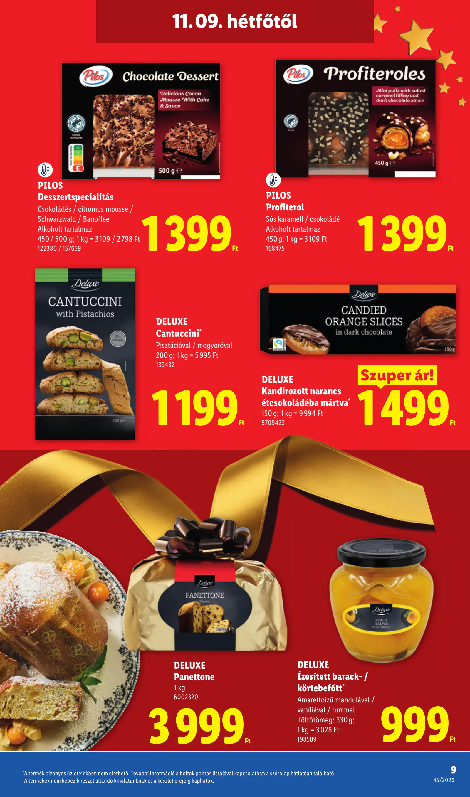 Lidl Deluxe katalógus, 45. hét, 9. oldal (nov. 9–15.)
