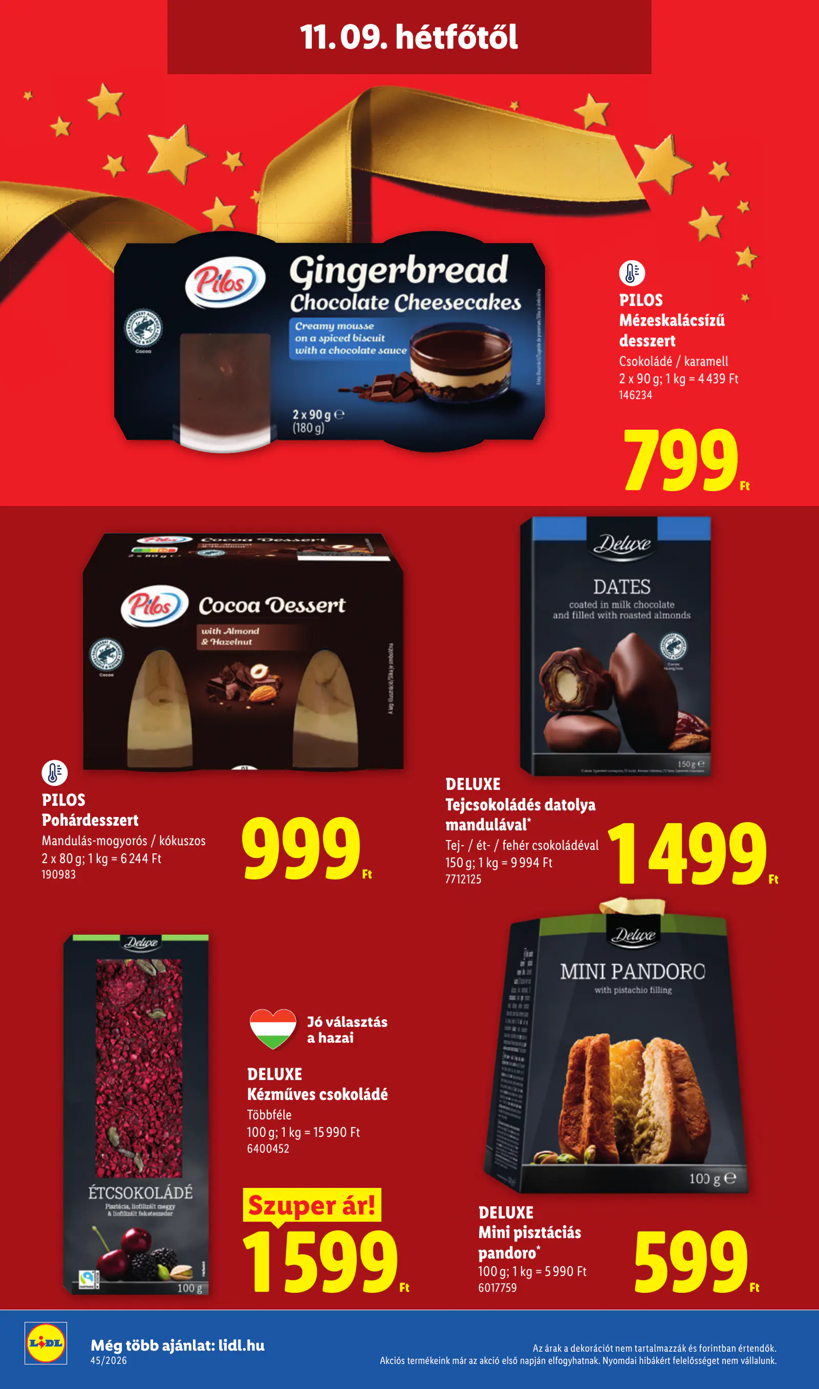 Lidl Deluxe katalógus, 45. hét, 14. oldal (nov. 9–15.)