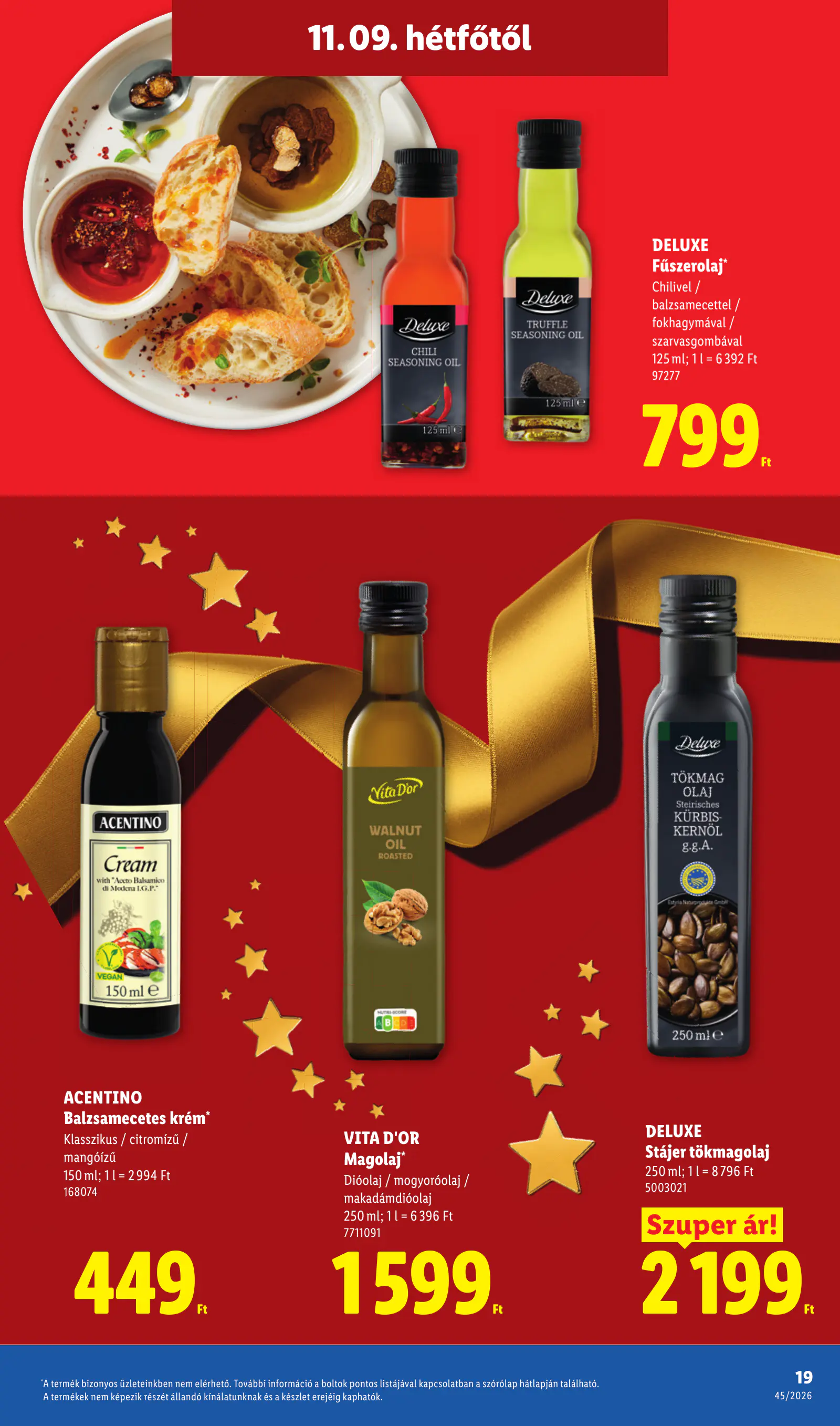 Lidl Deluxe katalógus, 45. hét, 19. oldal (nov. 9–15.)