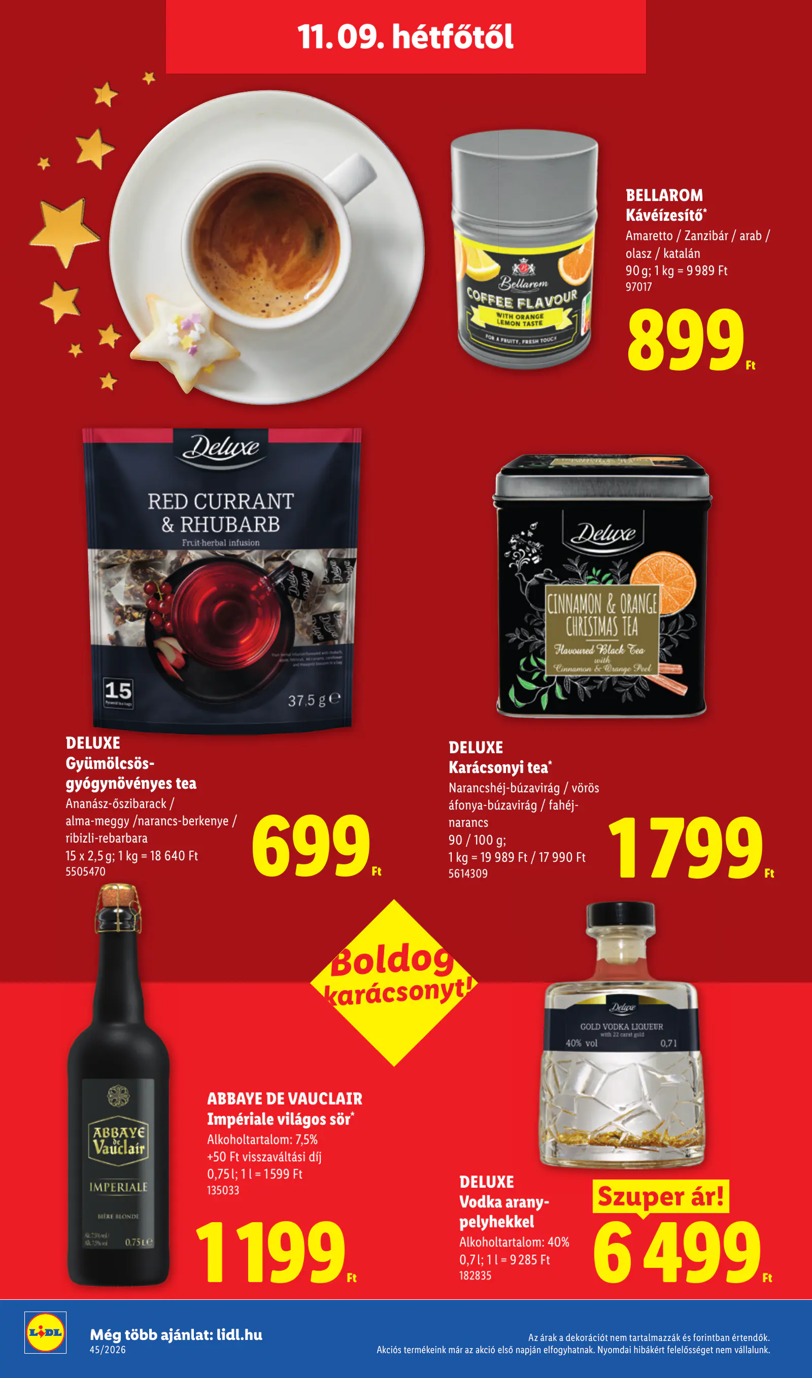 Lidl Deluxe katalógus, 45. hét, 20. oldal (nov. 9–15.)