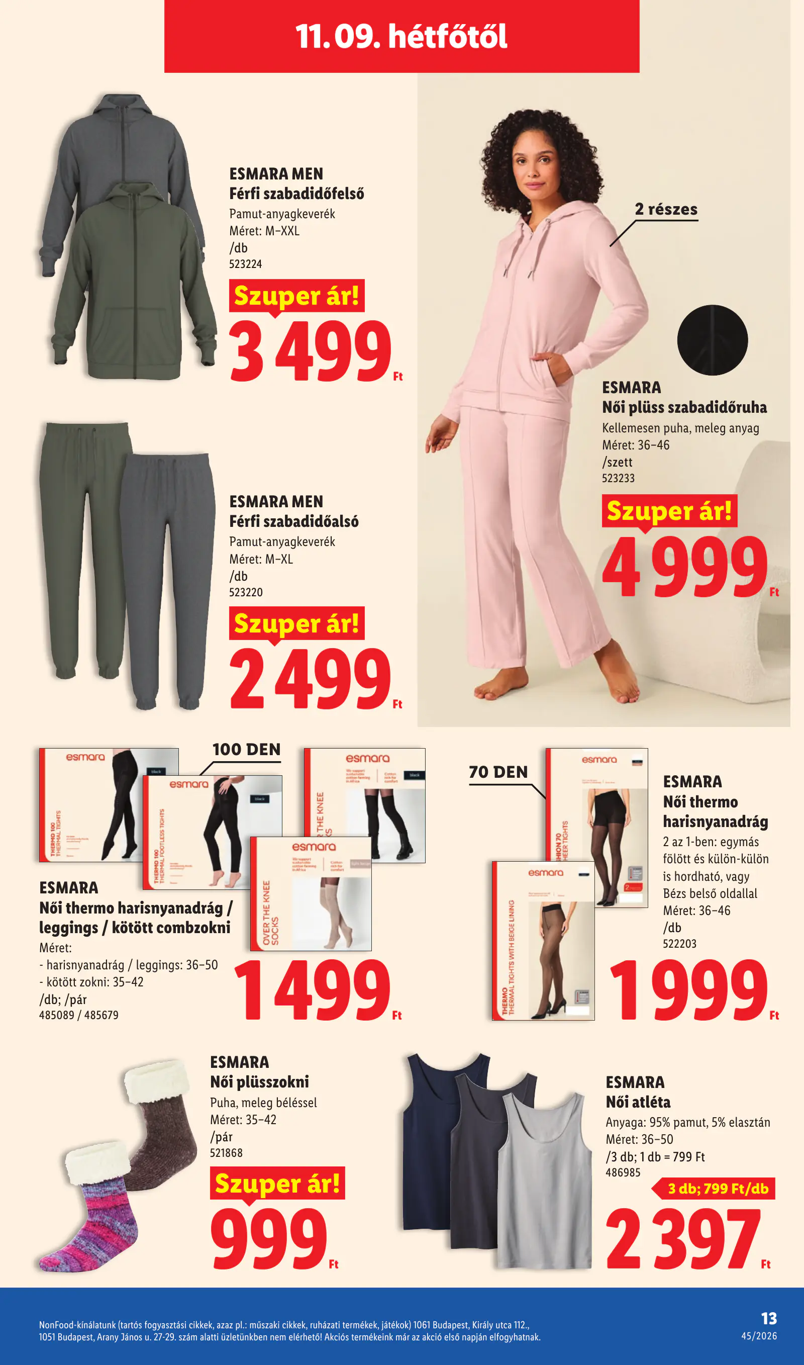 Lidl nonfood kínálatunk, 45. hét, 13. oldal (nov. 5–11.)