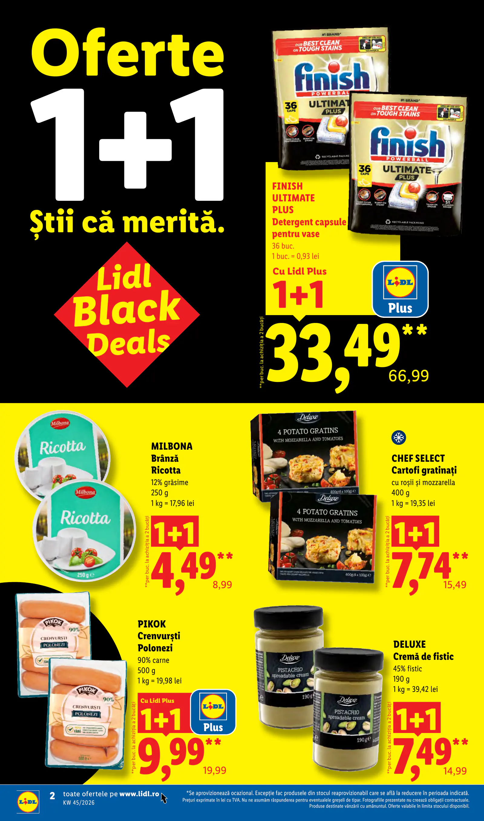Lidl Románia Catalogul săptămânal, 2. oldal (nov. 2–8.)