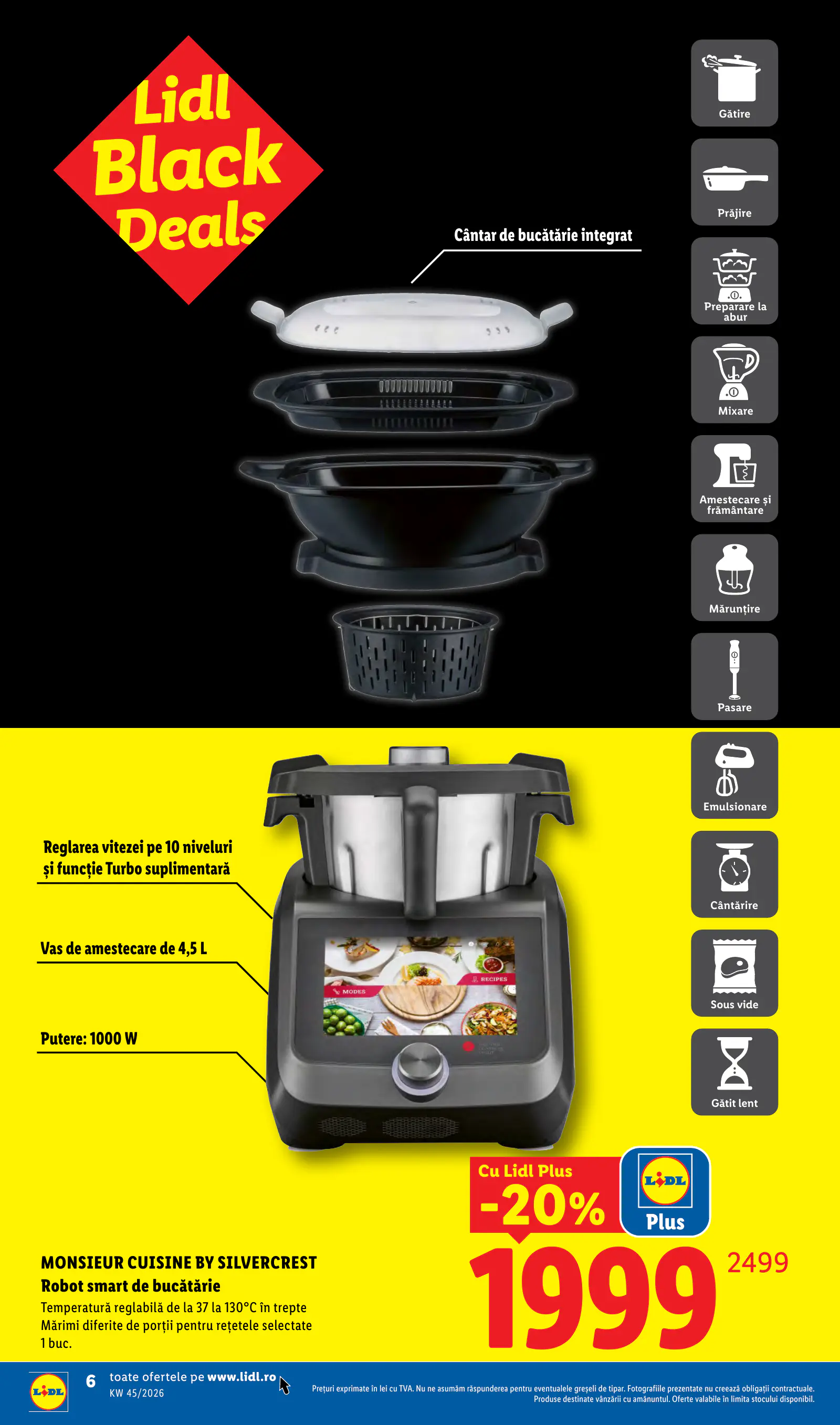 Lidl Románia Catalogul săptămânal, 6. oldal (nov. 2–8.)
