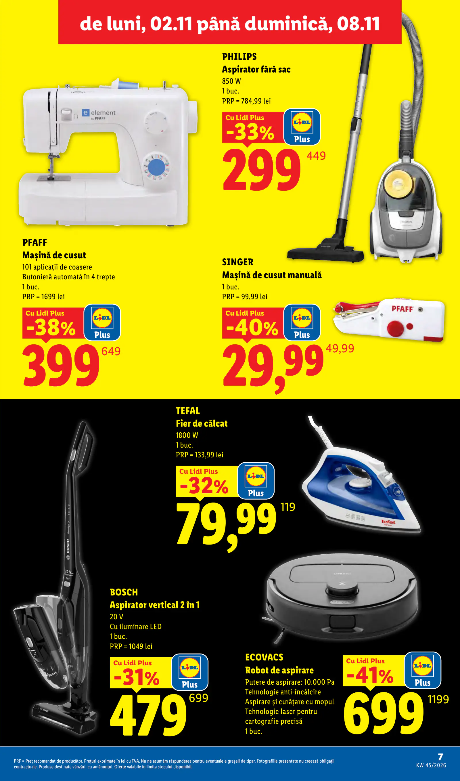 Lidl Románia Catalogul săptămânal, 7. oldal (nov. 2–8.)