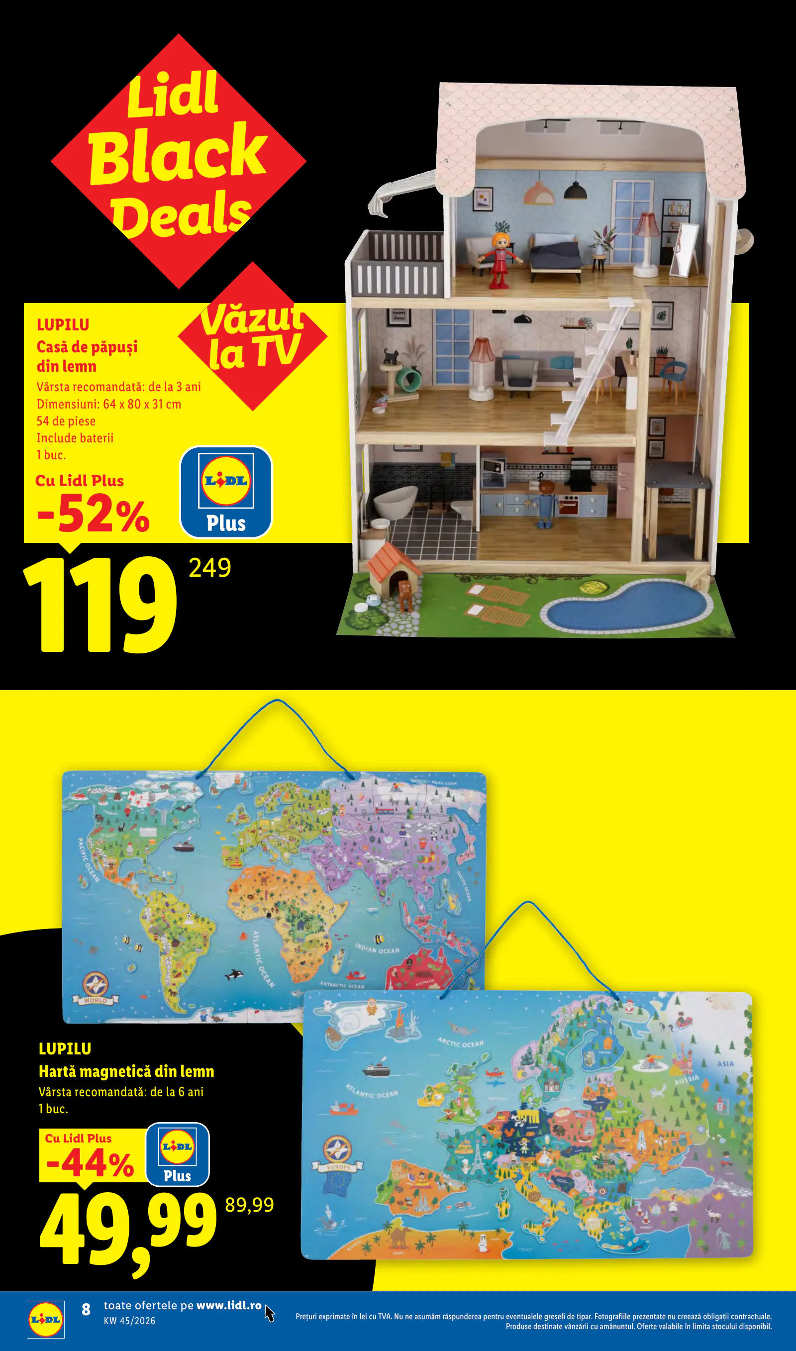 Lidl Románia Catalogul săptămânal, 8. oldal (nov. 2–8.)