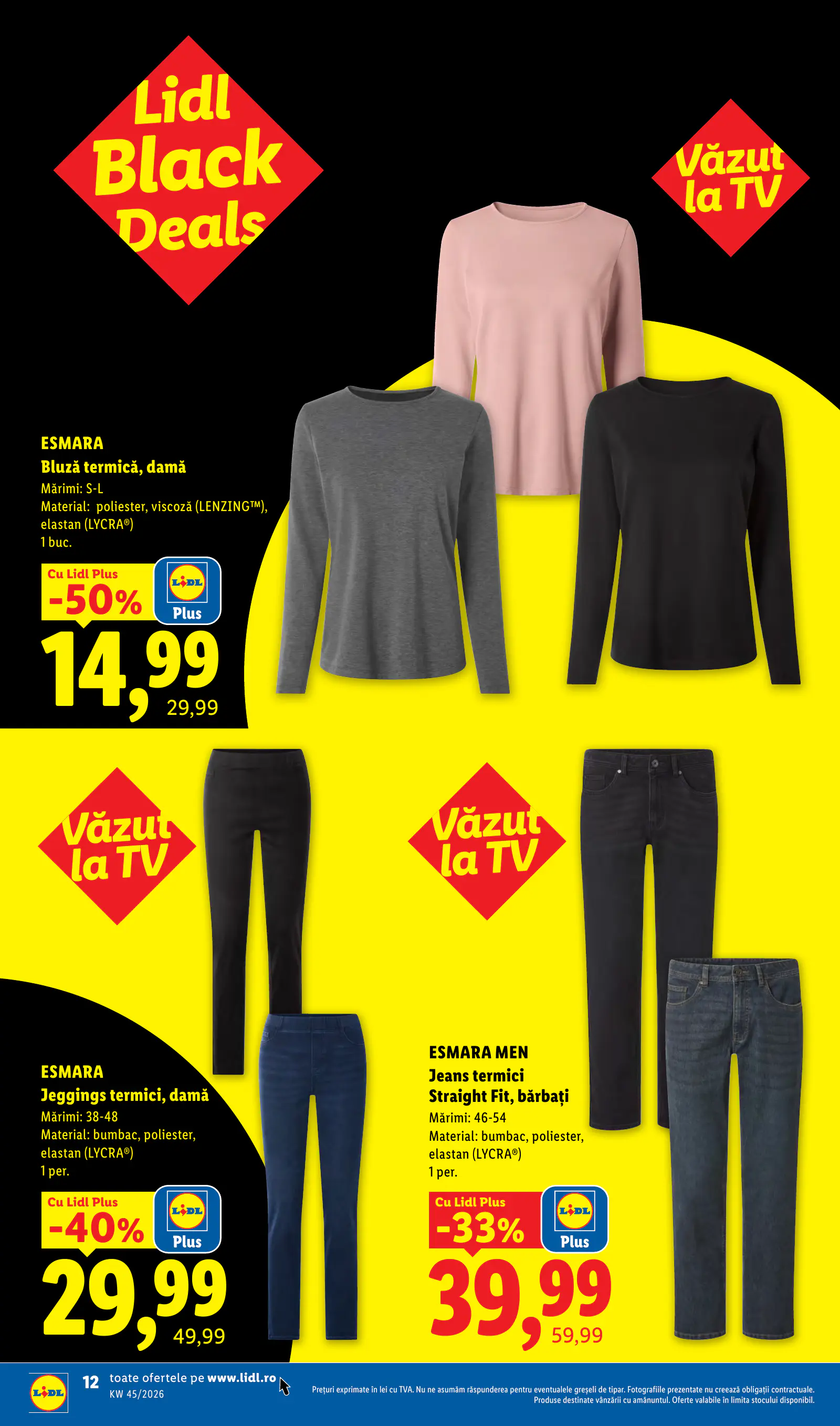 Lidl Románia Catalogul săptămânal, 12. oldal (nov. 2–8.)