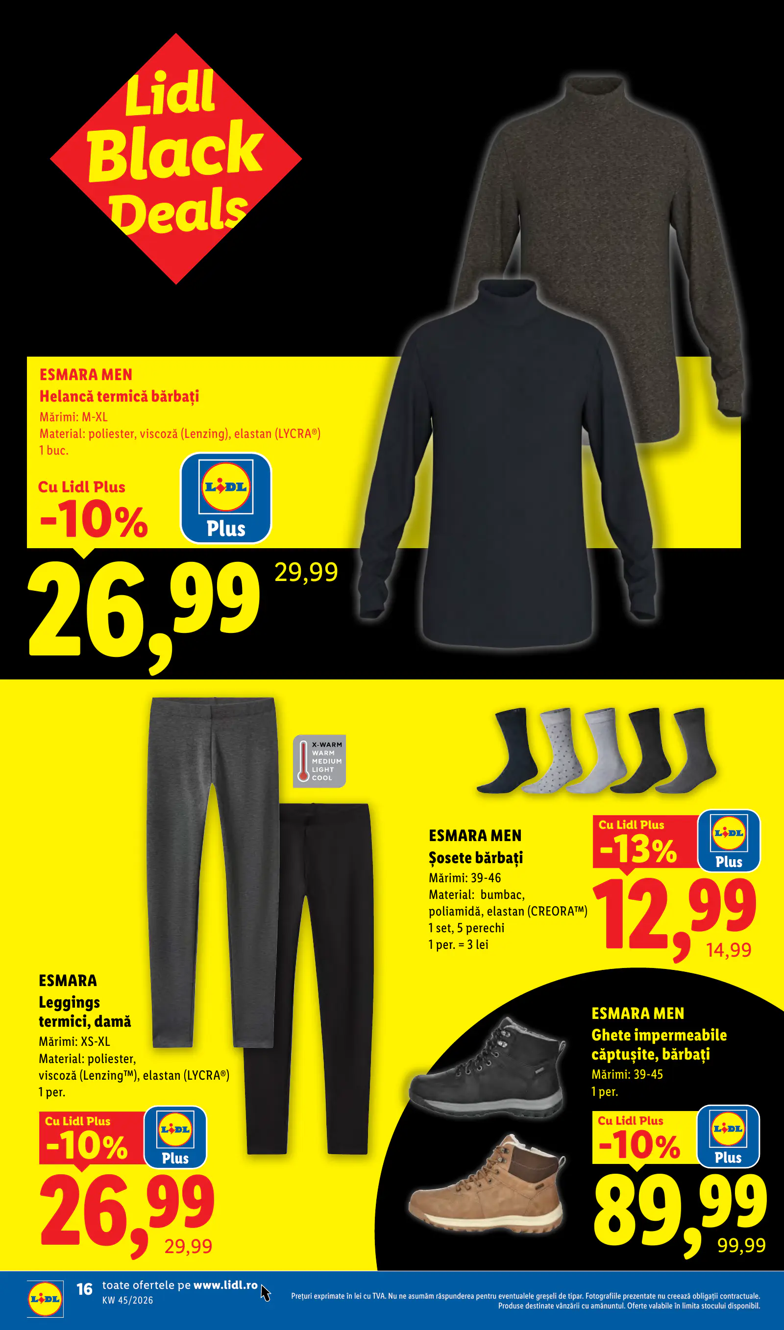 Lidl Románia Catalogul săptămânal, 16. oldal (nov. 2–8.)