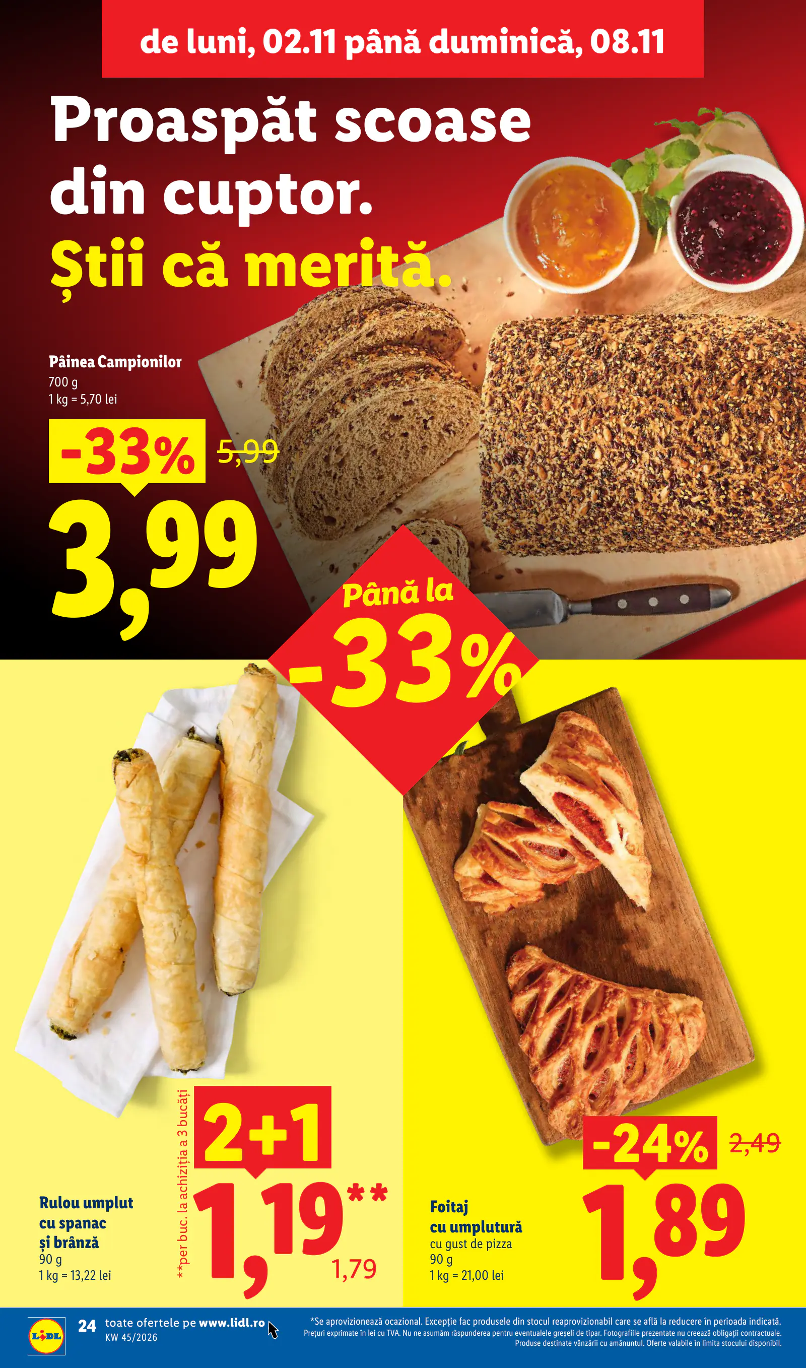 Lidl Románia Catalogul săptămânal, 24. oldal (nov. 2–8.)