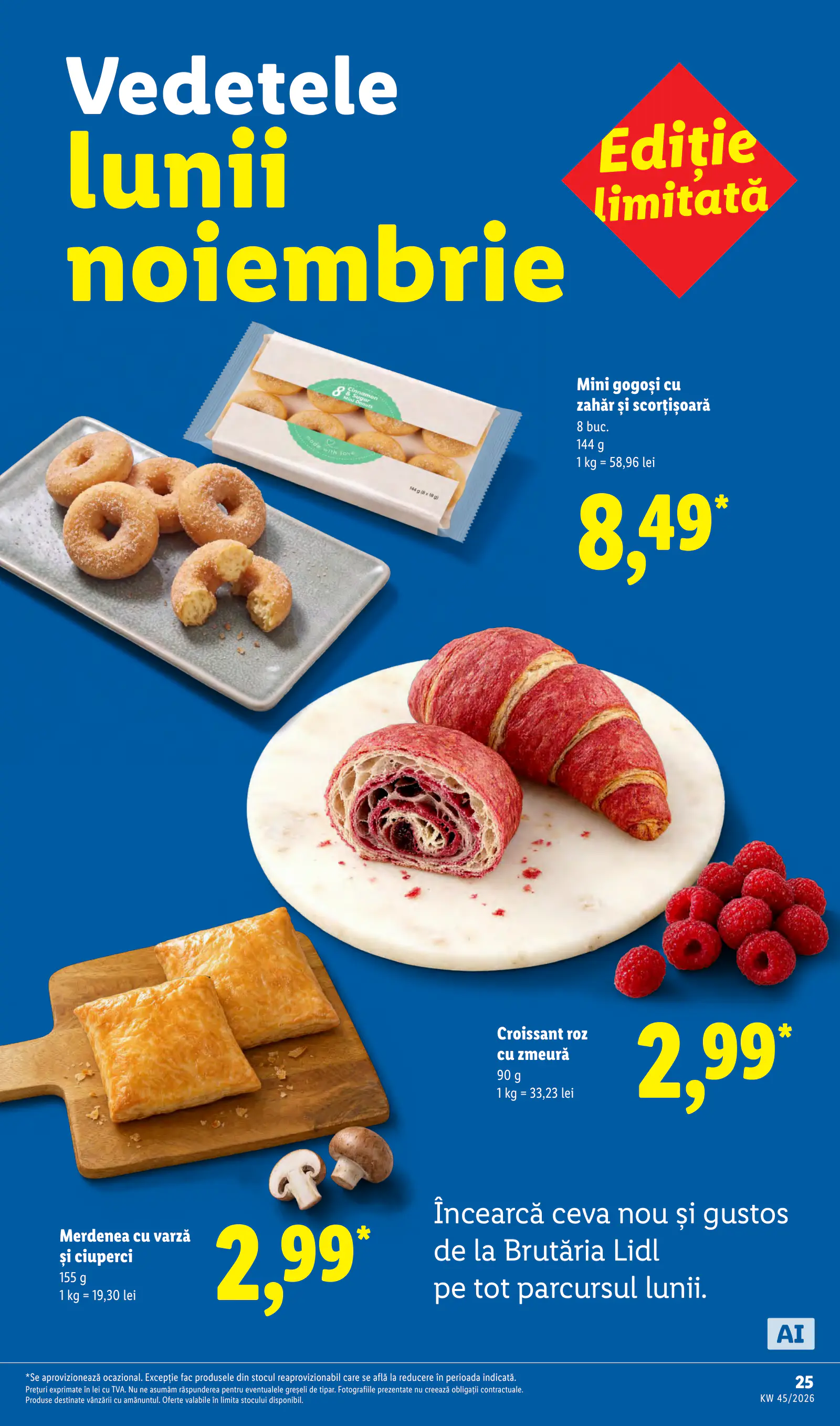 Lidl Románia Catalogul săptămânal, 25. oldal (nov. 2–8.)