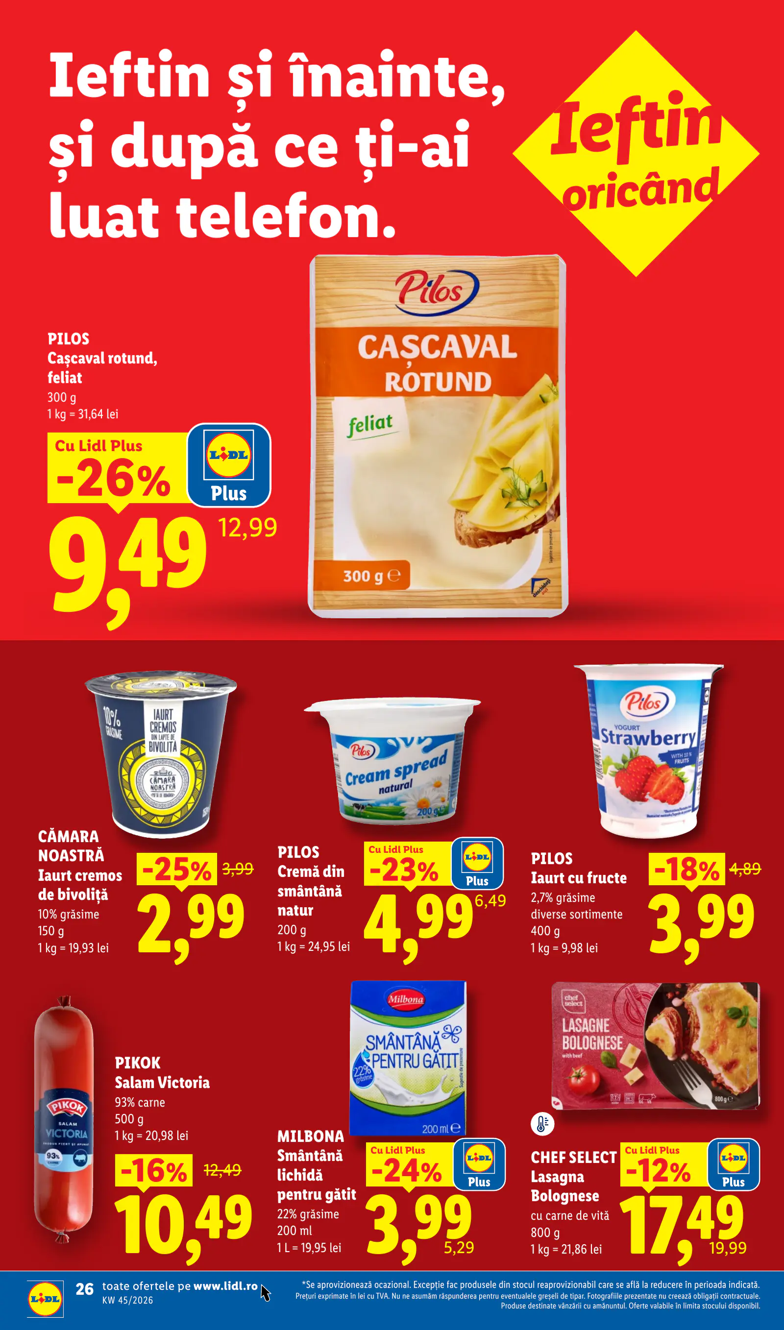 Lidl Románia Catalogul săptămânal, 26. oldal (nov. 2–8.)