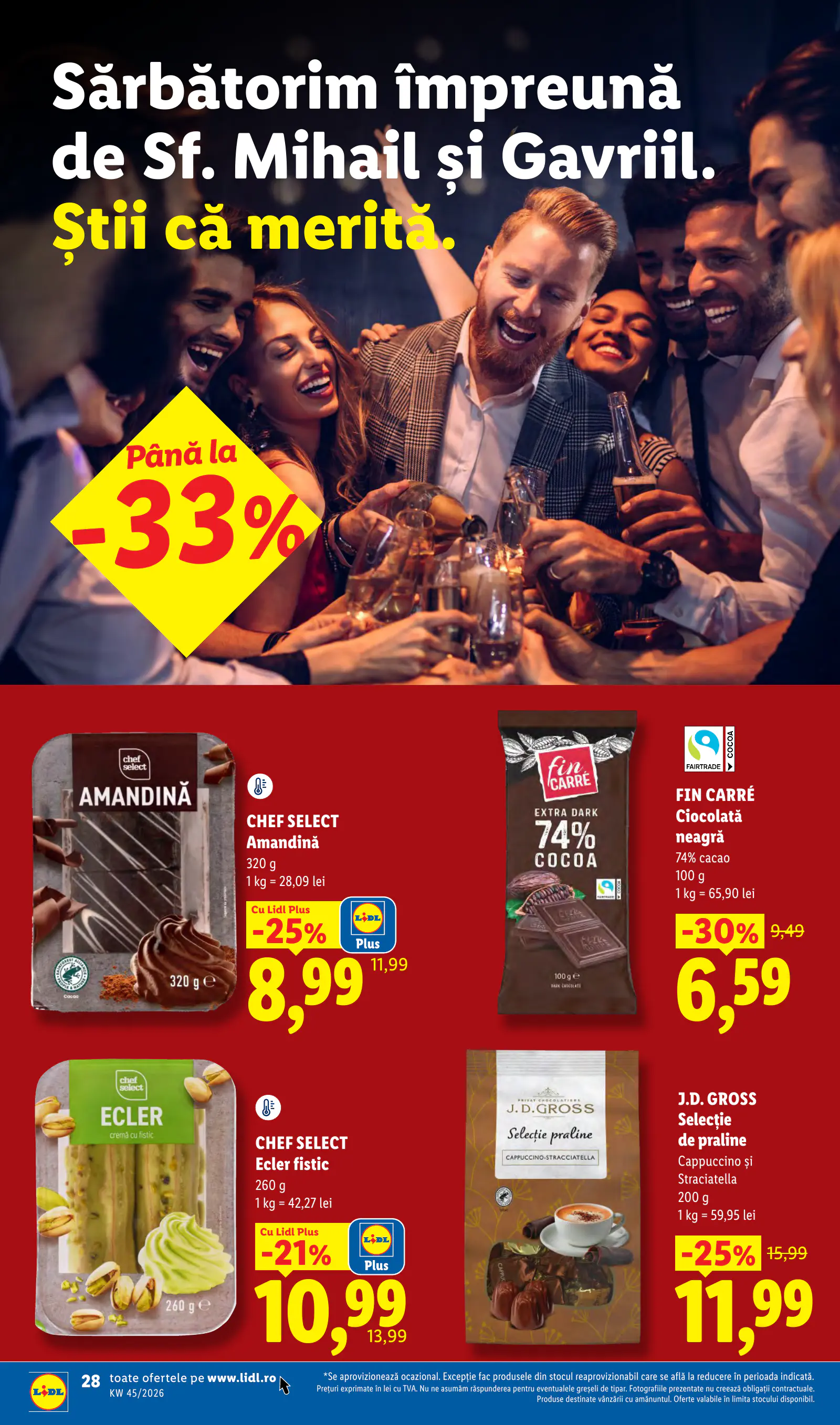 Lidl Románia Catalogul săptămânal, 28. oldal (nov. 2–8.)