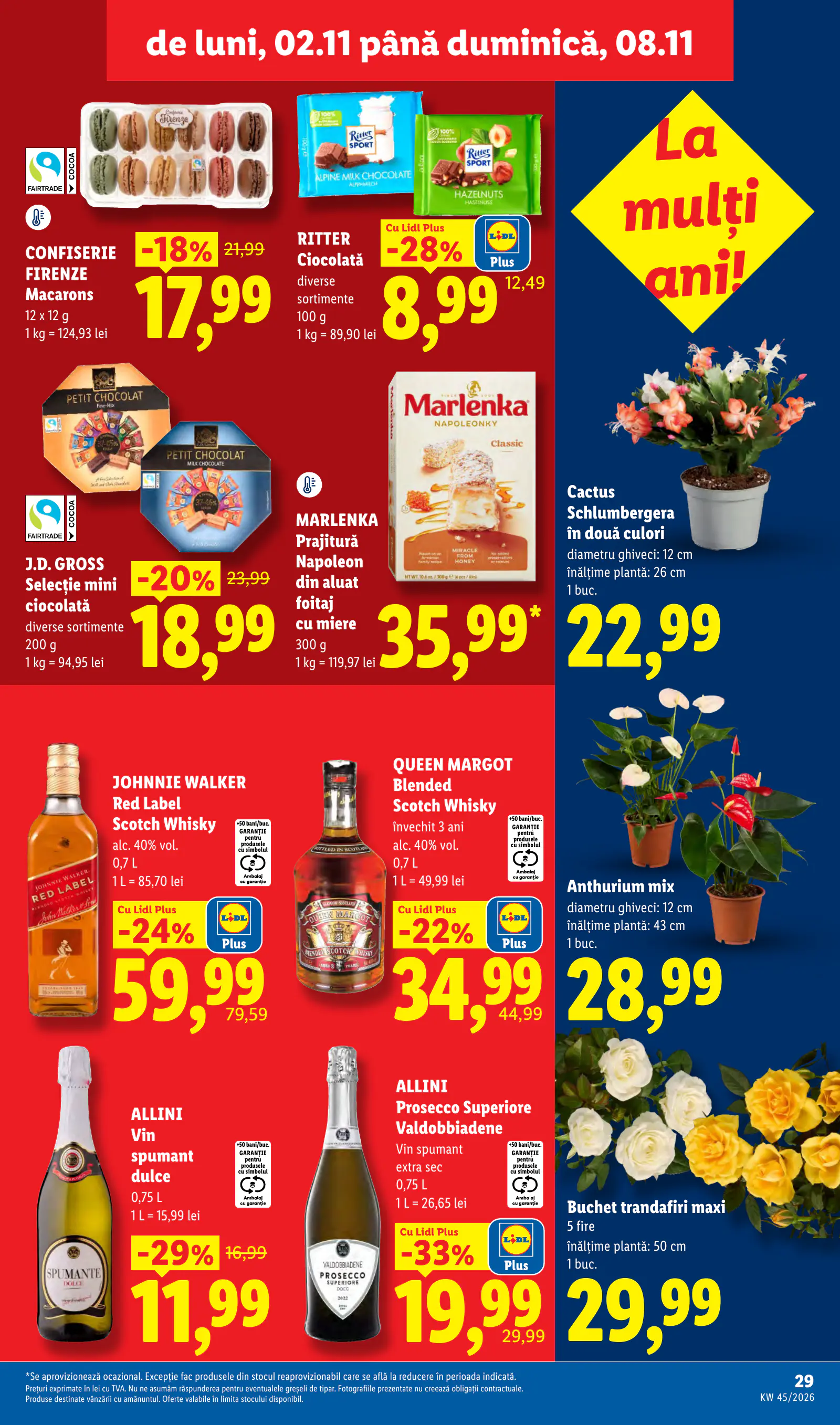 Lidl Románia Catalogul săptămânal, 29. oldal (nov. 2–8.)