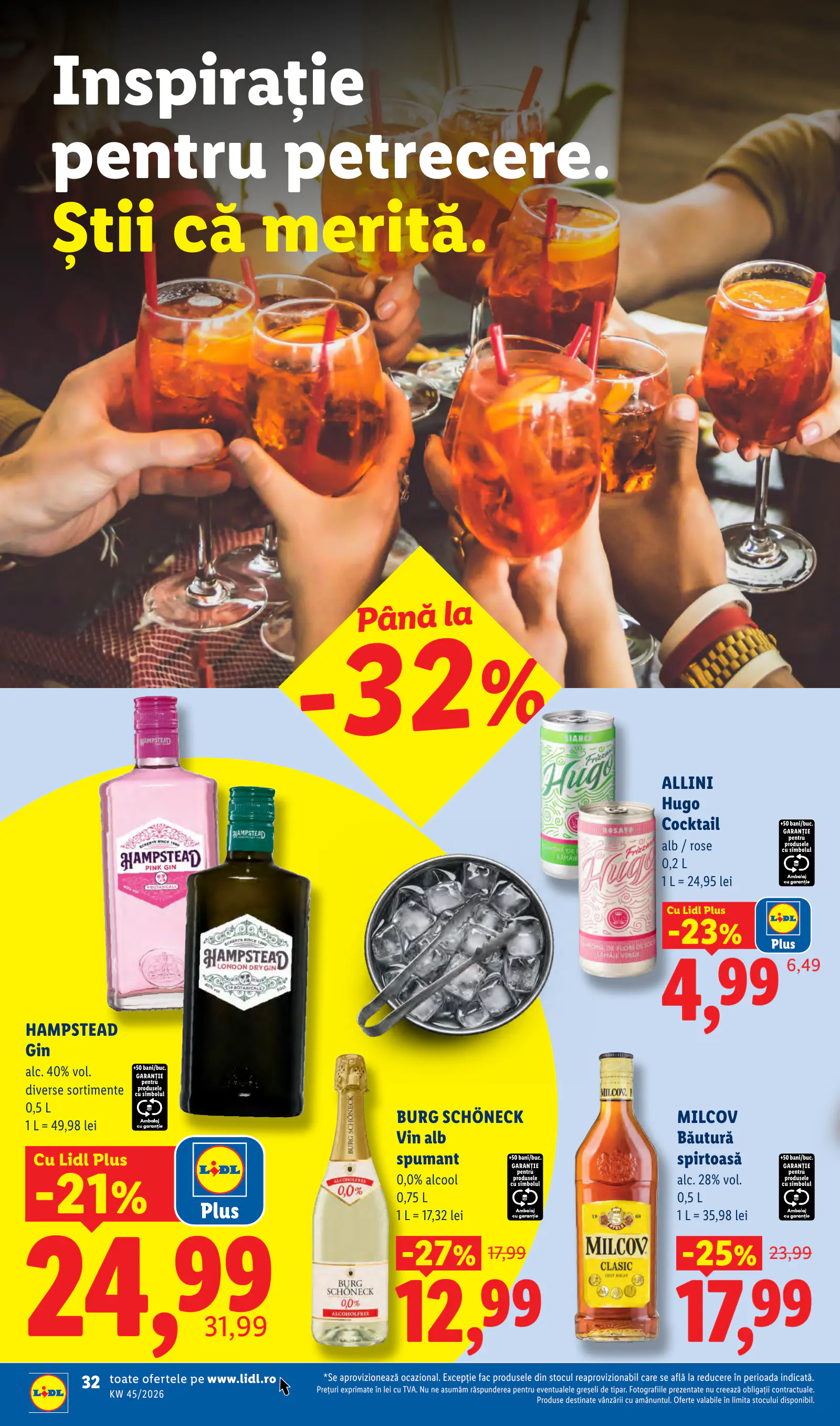 Lidl Románia Catalogul săptămânal, 32. oldal (nov. 2–8.)