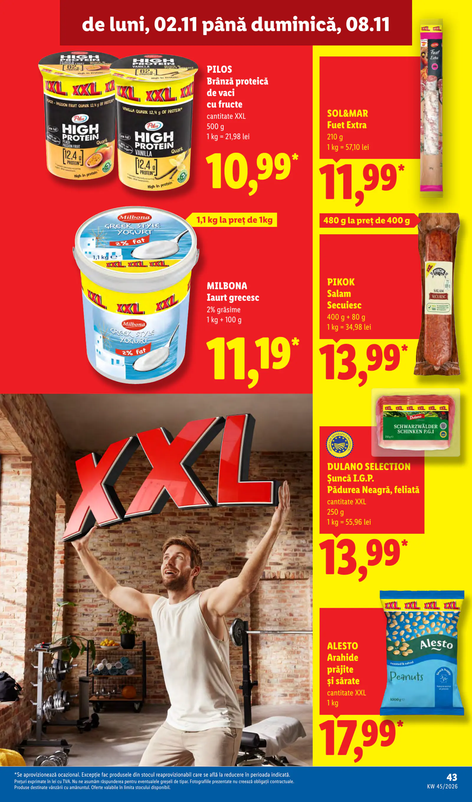 Lidl Románia Catalogul săptămânal, 43. oldal (nov. 2–8.)