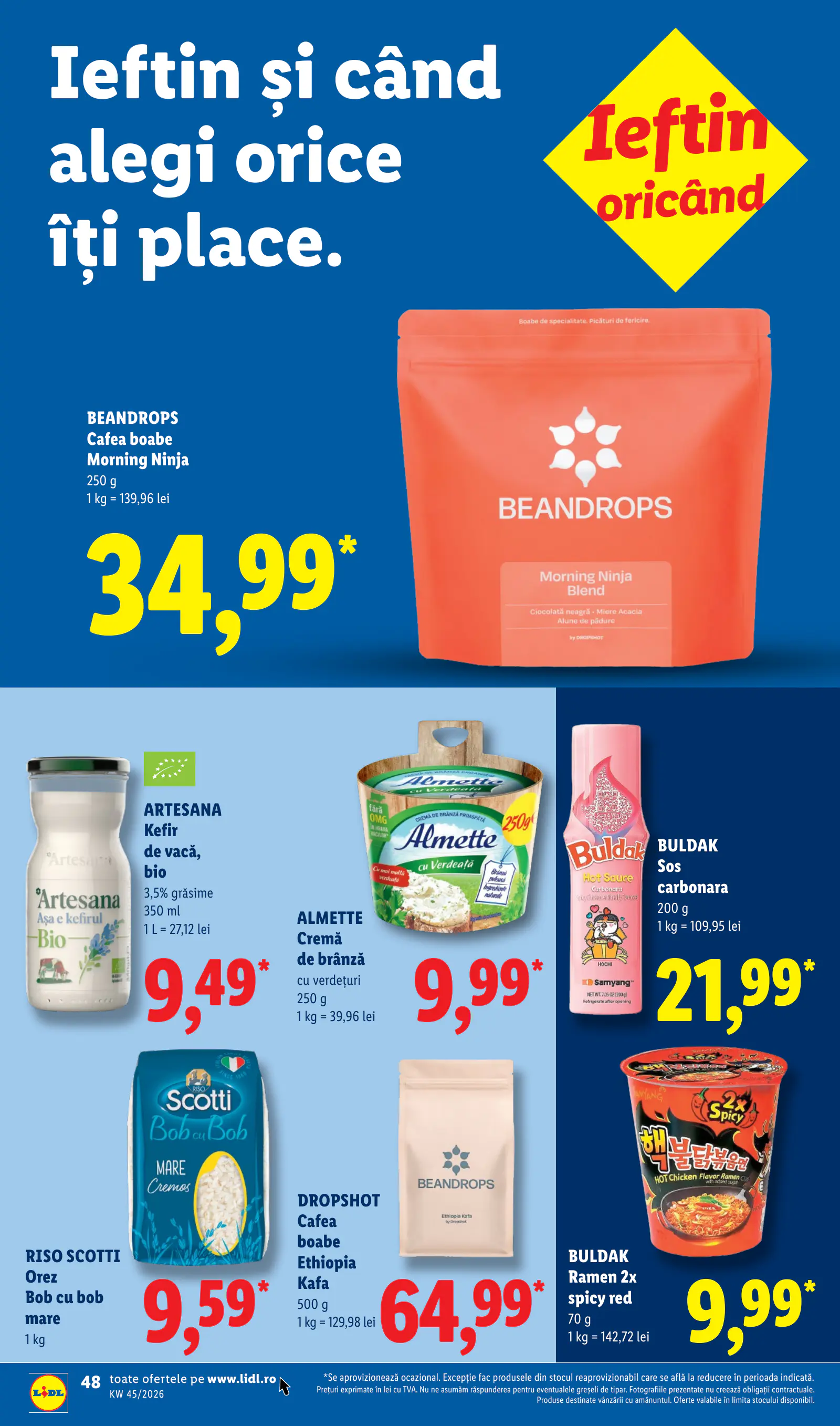 Lidl Románia Catalogul săptămânal, 48. oldal (nov. 2–8.)
