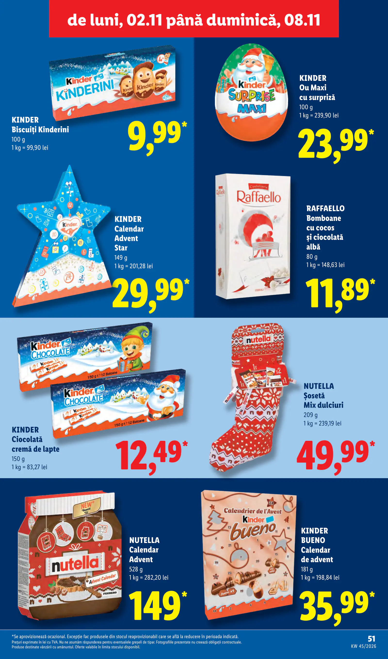 Lidl Románia Catalogul săptămânal, 51. oldal (nov. 2–8.)
