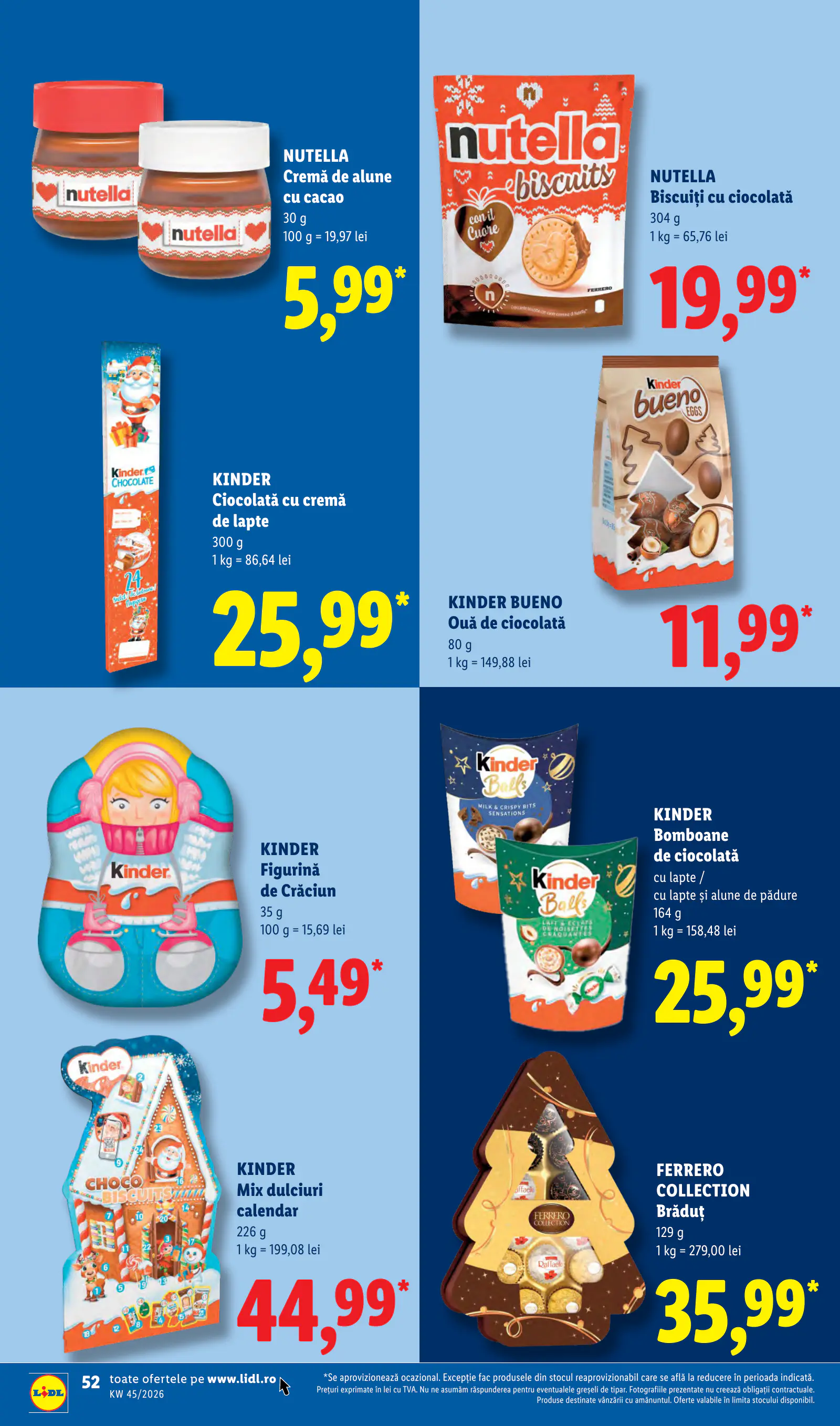 Lidl Románia Catalogul săptămânal, 52. oldal (nov. 2–8.)