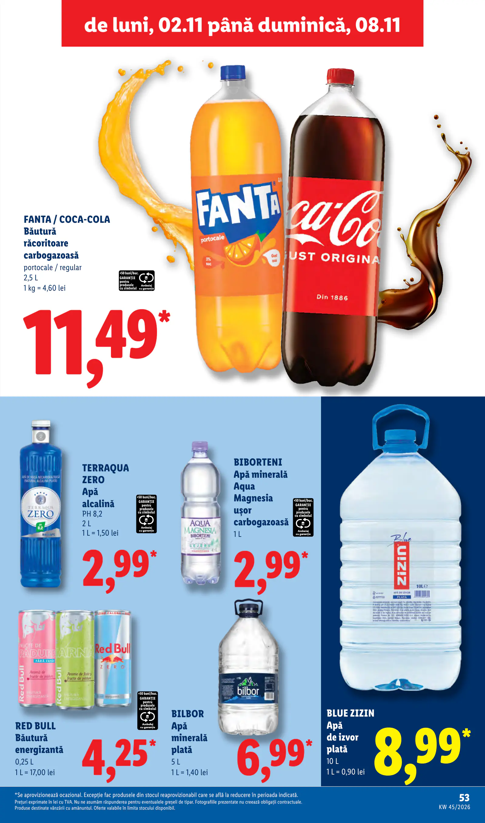 Lidl Románia Catalogul săptămânal, 53. oldal (nov. 2–8.)