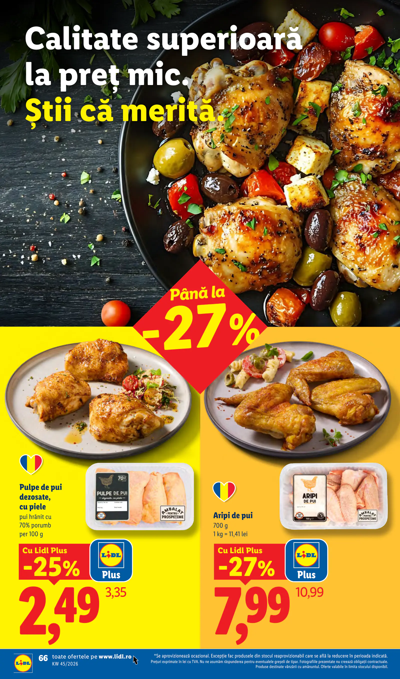 Lidl Románia Catalogul săptămânal, 66. oldal (nov. 2–8.)