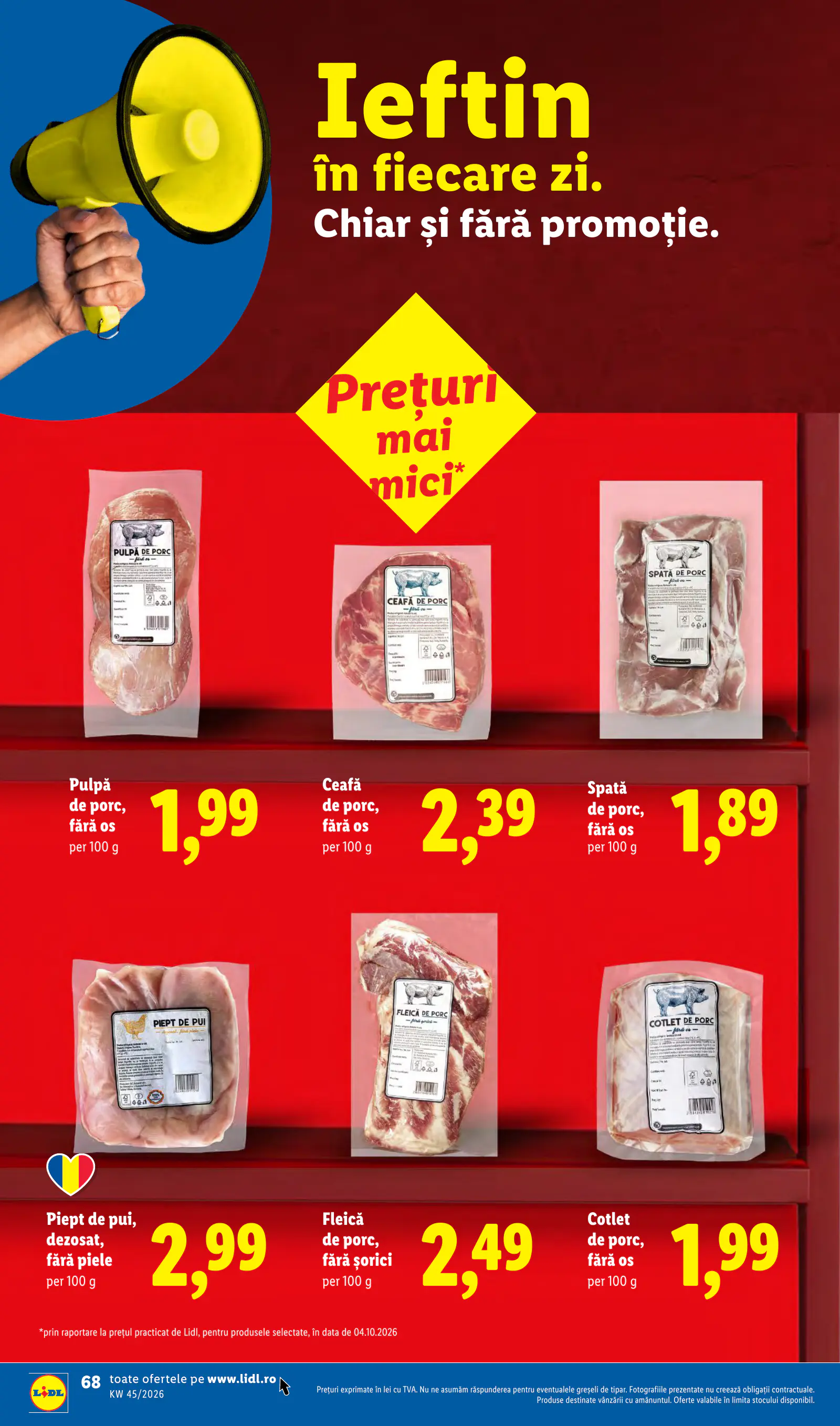 Lidl Románia Catalogul săptămânal, 68. oldal (nov. 2–8.)