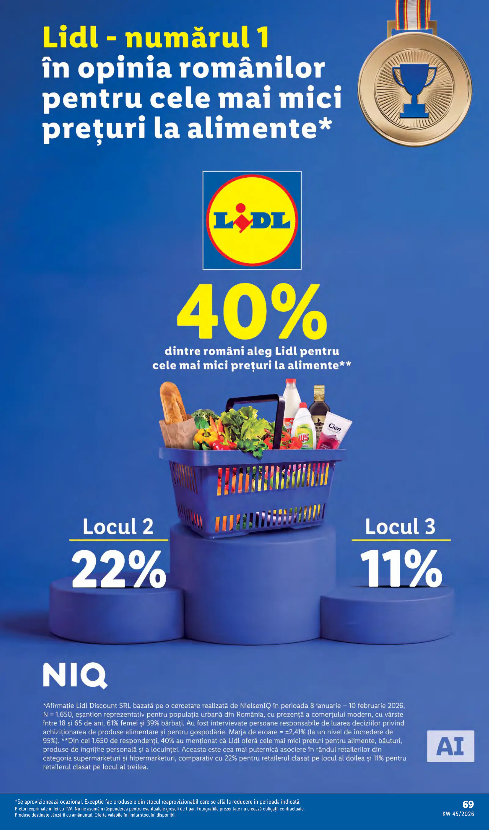 Lidl Románia Catalogul săptămânal, 69. oldal (nov. 2–8.)