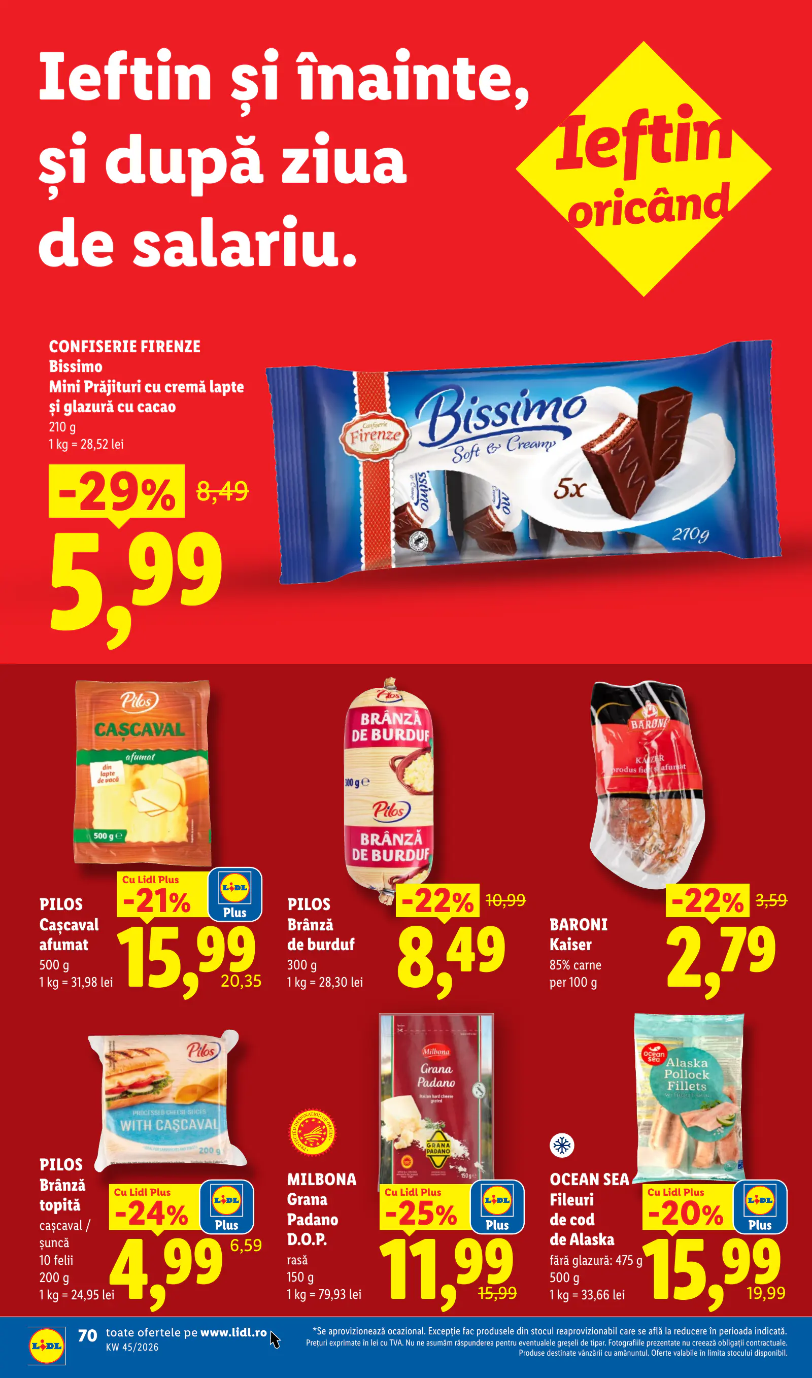 Lidl Románia Catalogul săptămânal, 70. oldal (nov. 2–8.)