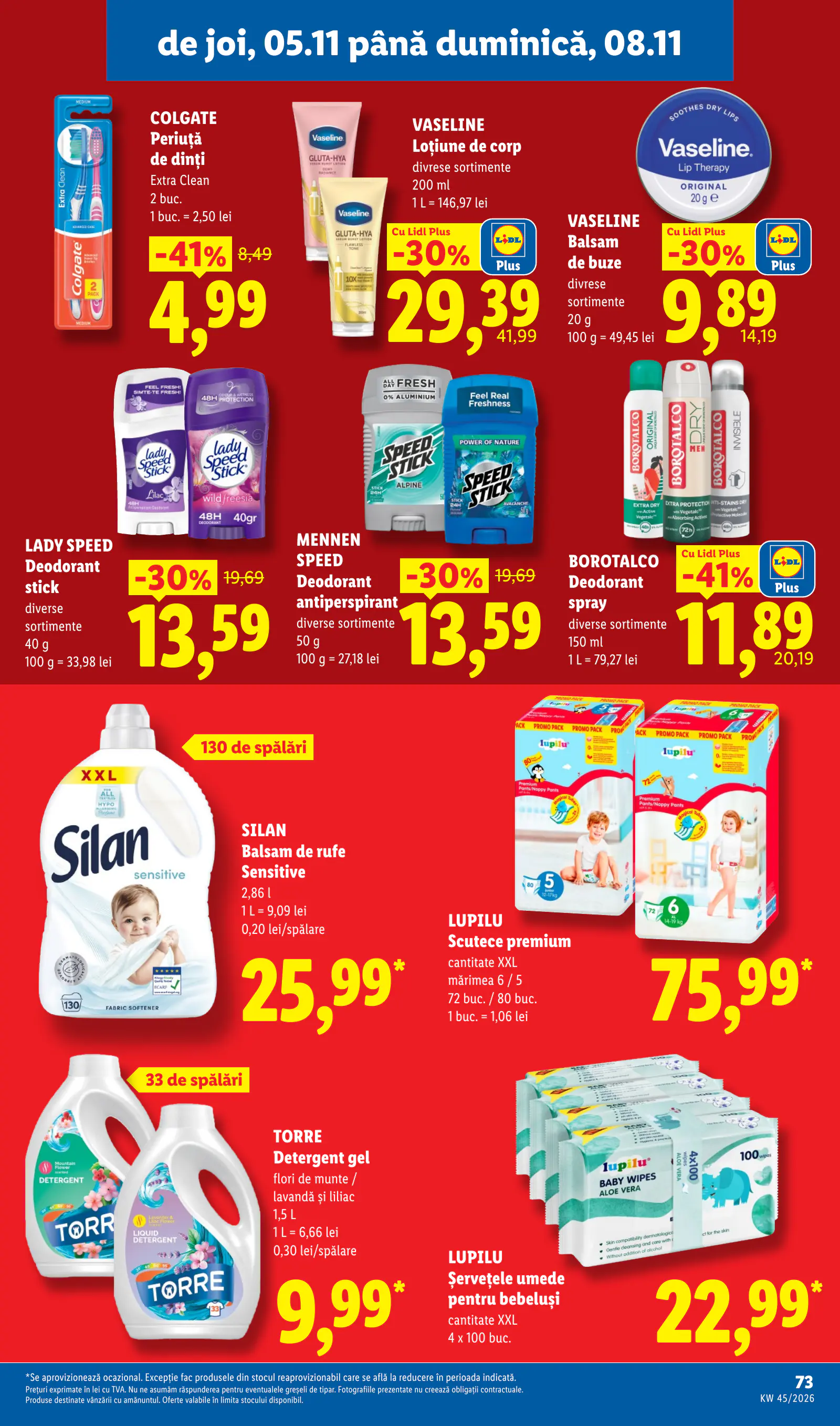 Lidl Románia Catalogul săptămânal, 73. oldal (nov. 2–8.)