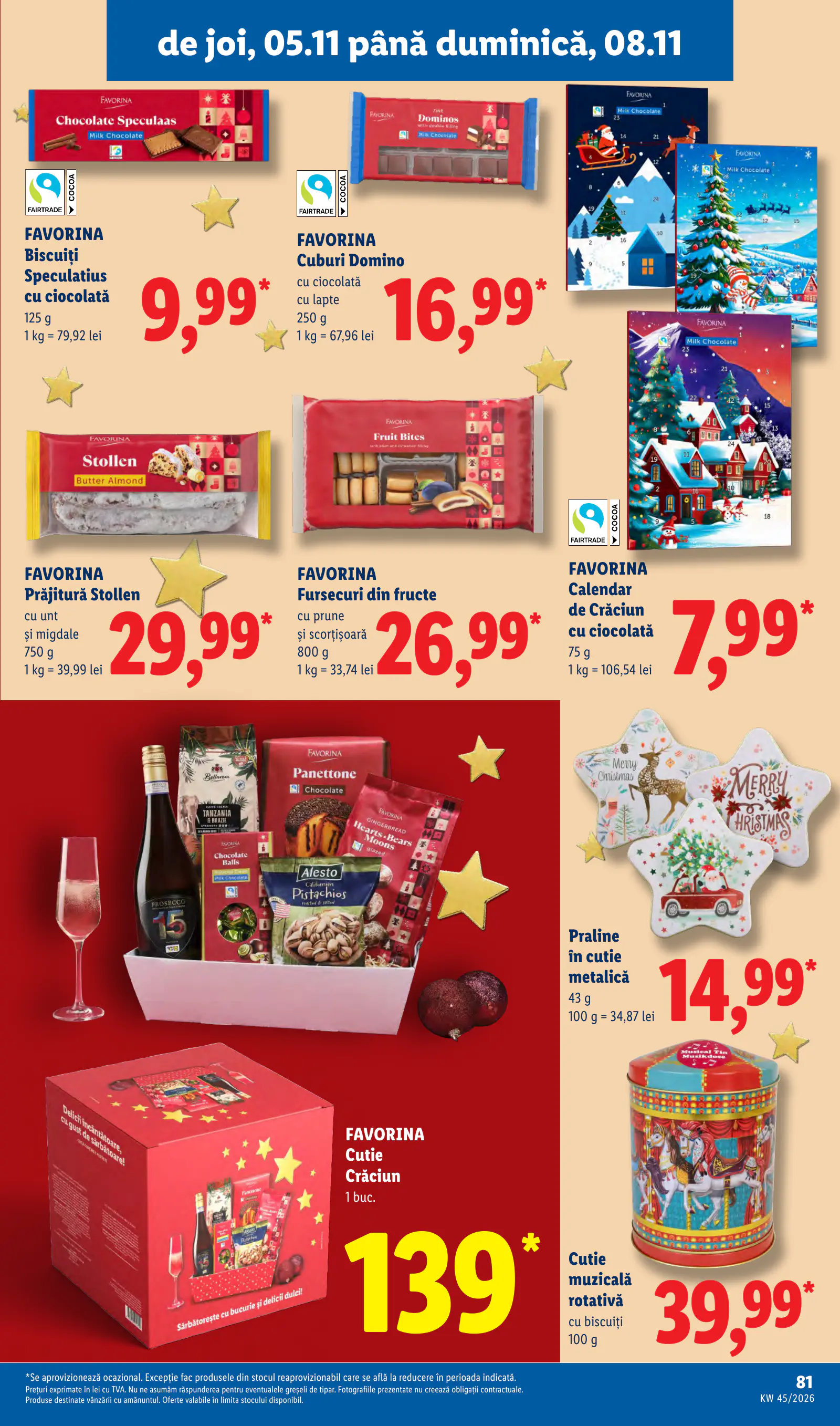 Lidl Románia Catalogul săptămânal, 81. oldal (nov. 2–8.)