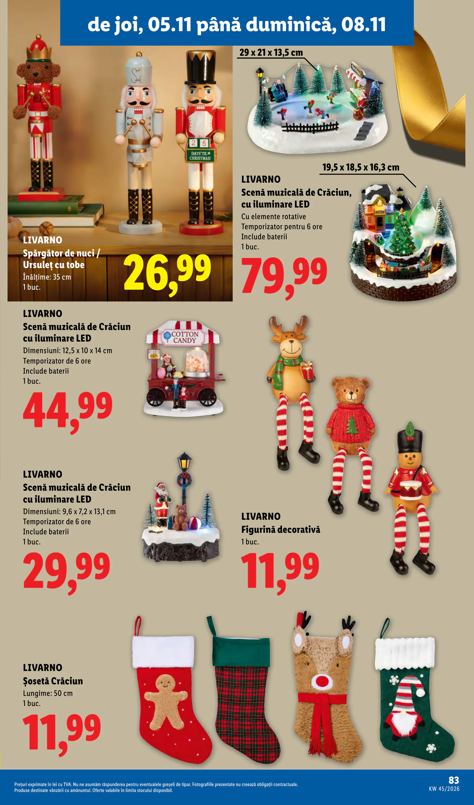 Lidl Románia Catalogul săptămânal, 83. oldal (nov. 2–8.)