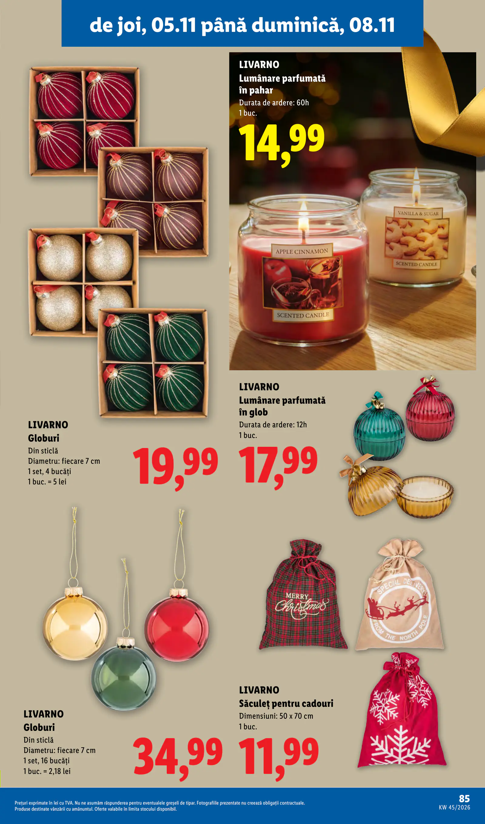 Lidl Románia Catalogul săptămânal, 85. oldal (nov. 2–8.)
