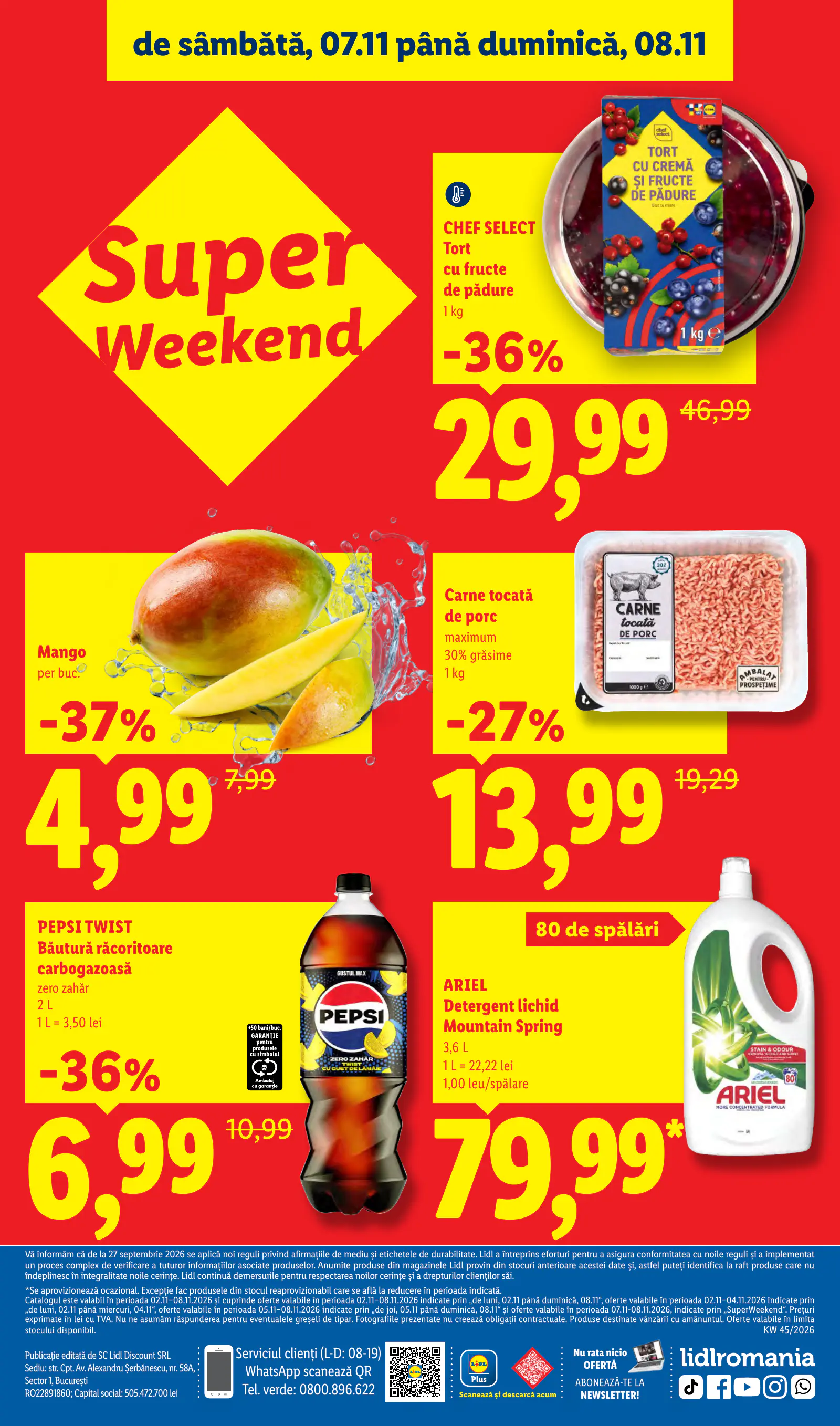 Lidl Románia Catalogul săptămânal, 86. oldal (nov. 2–8.)