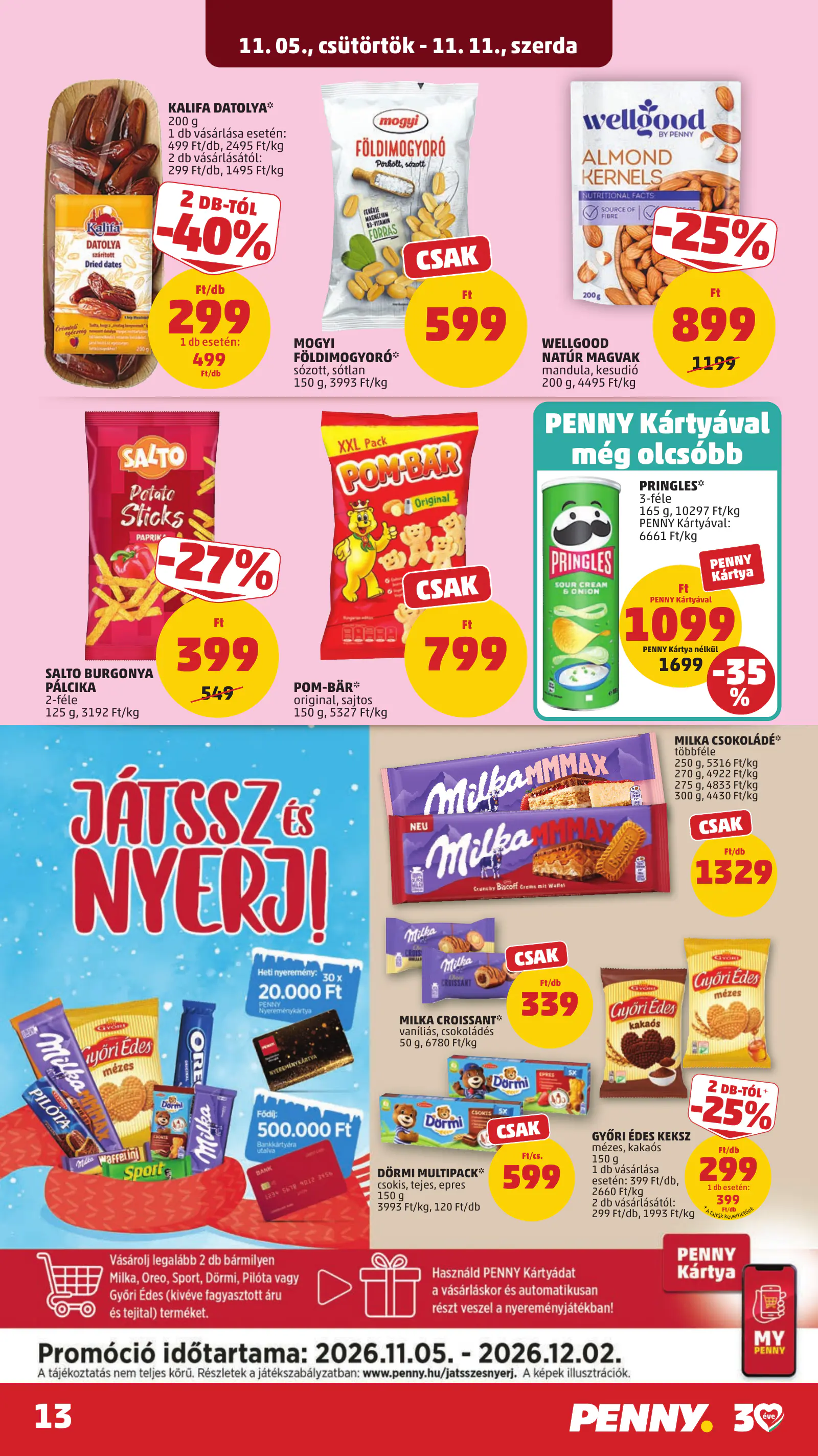 Penny Market 45. heti reklámújság, 17. oldal (nov. 5–8.)