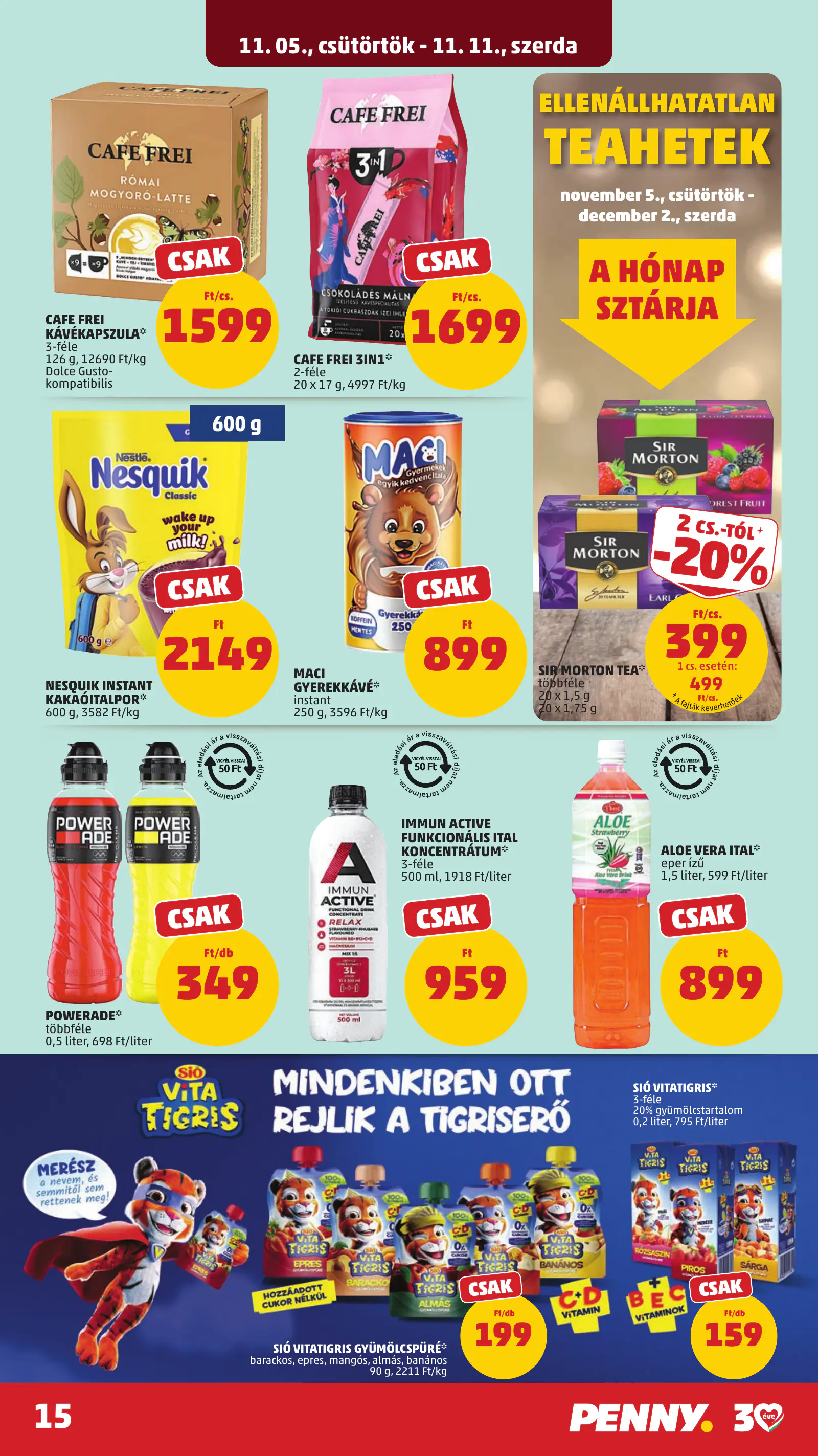 Penny Market 45. heti reklámújság, 19. oldal (nov. 5–8.)