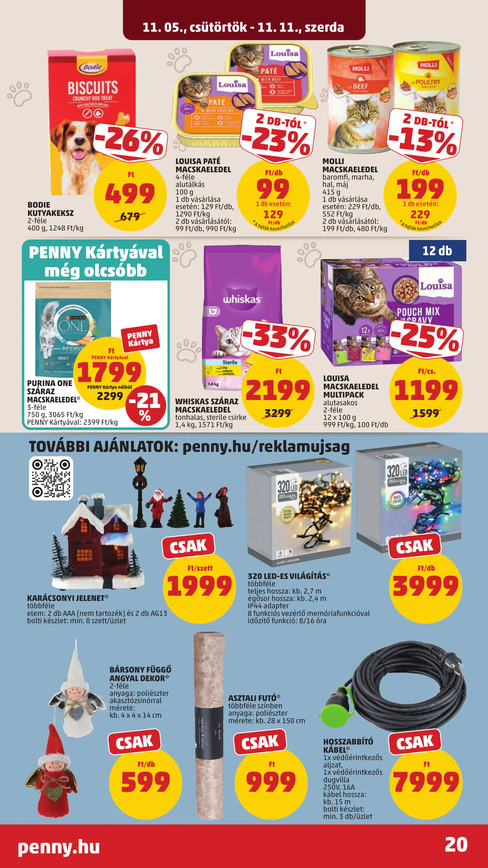 Penny Market 45. heti reklámújság, 24. oldal (nov. 5–8.)