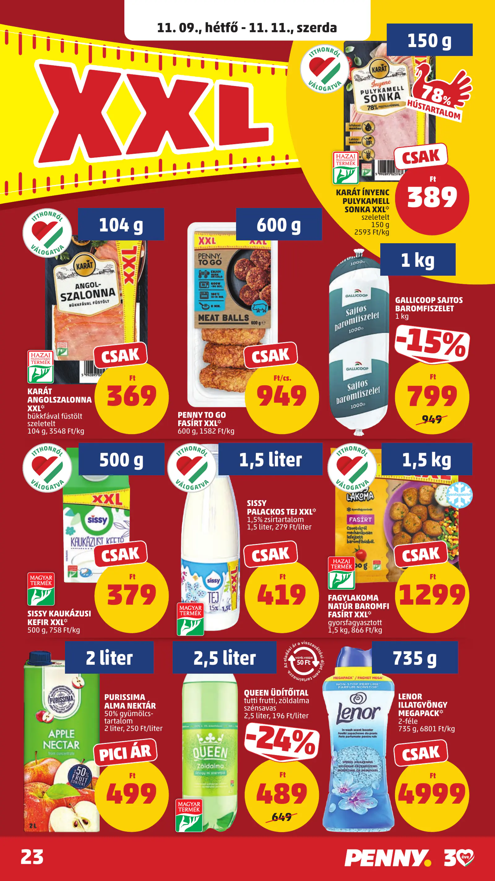 Penny Market 45. heti reklámújság, 27. oldal (nov. 5–8.)