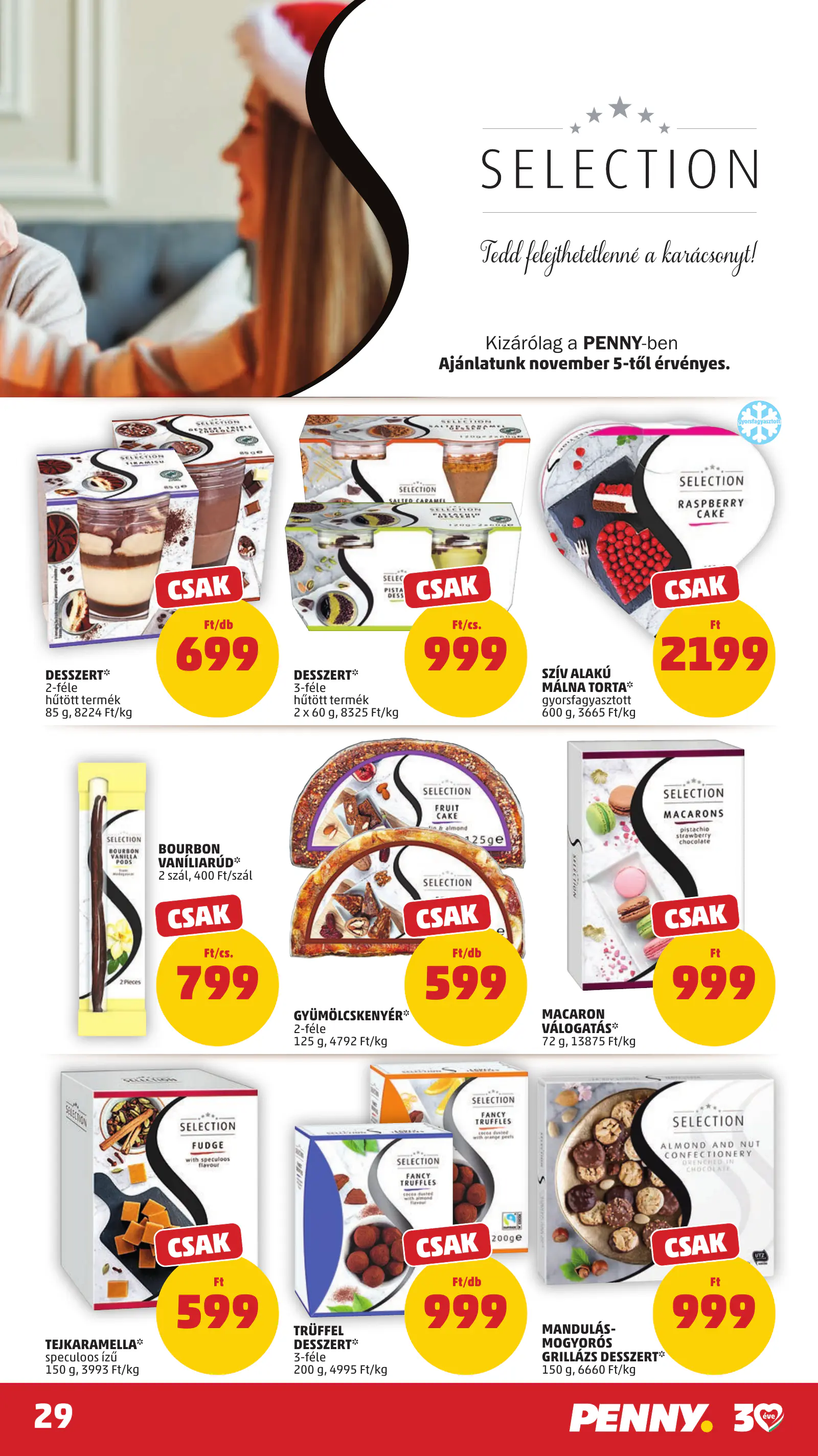 Penny Market 45. heti reklámújság, 33. oldal (nov. 5–8.)