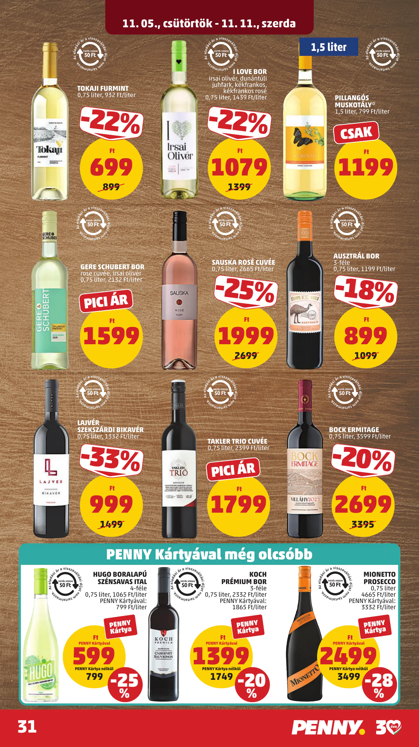 Penny Market 45. heti reklámújság, 35. oldal (nov. 5–8.)