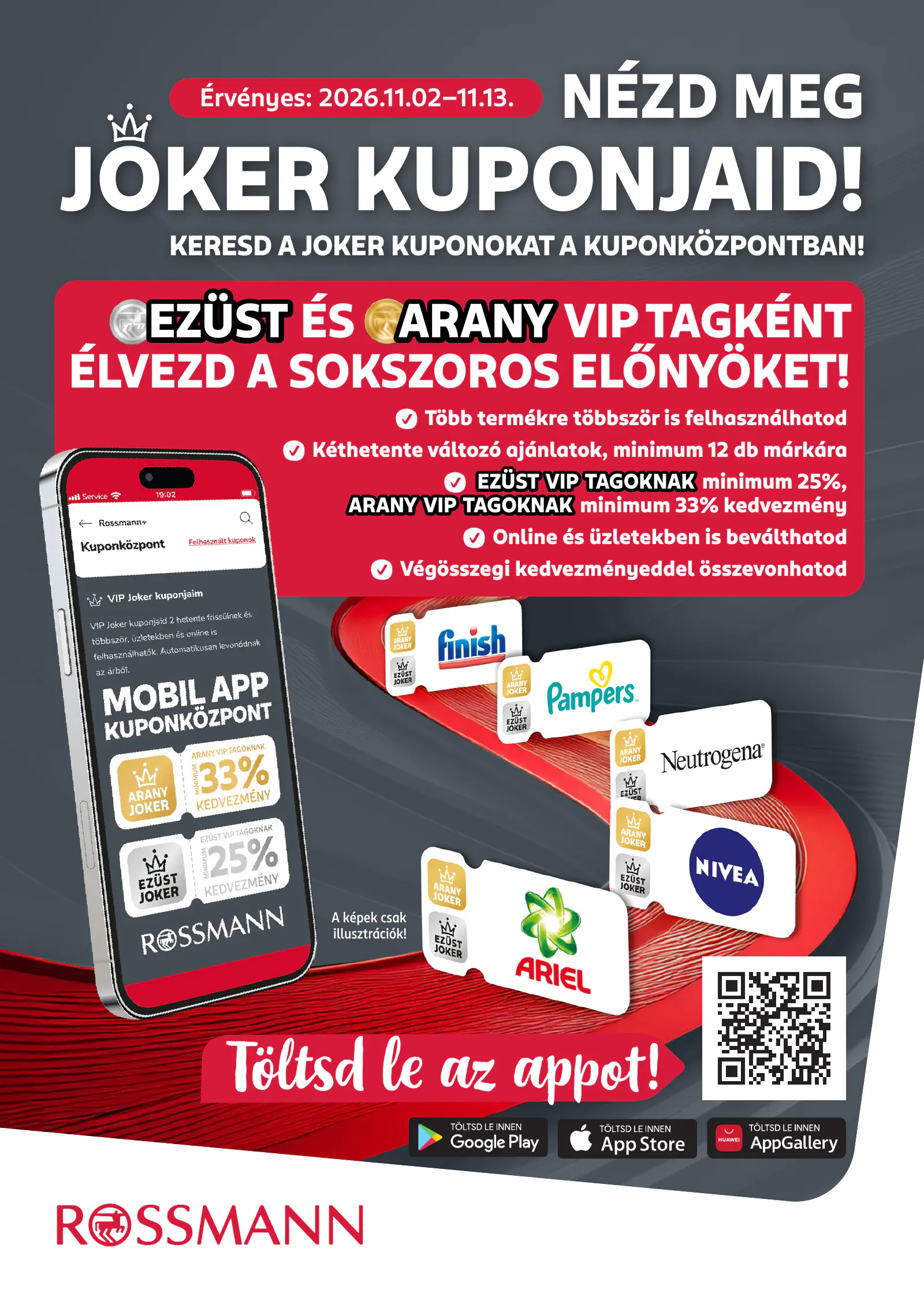 Rossmann Joker kuponok, 1. oldal (nov. 2–13.)