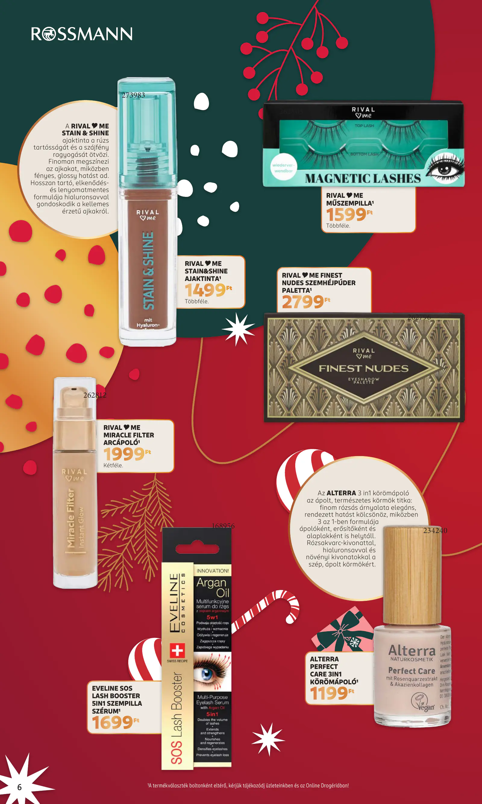 Rossmann Karácsonyi Beauty magazin, 8. oldal (nov. 2. – dec. 31.)