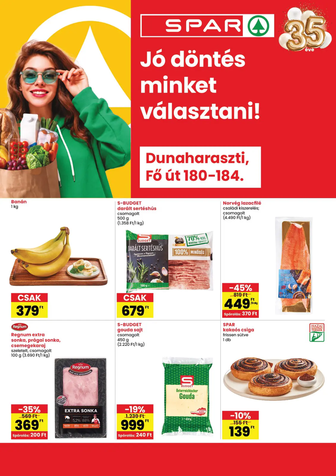 Spar Dunaharaszti, 1. oldal (nov. 5–11.)