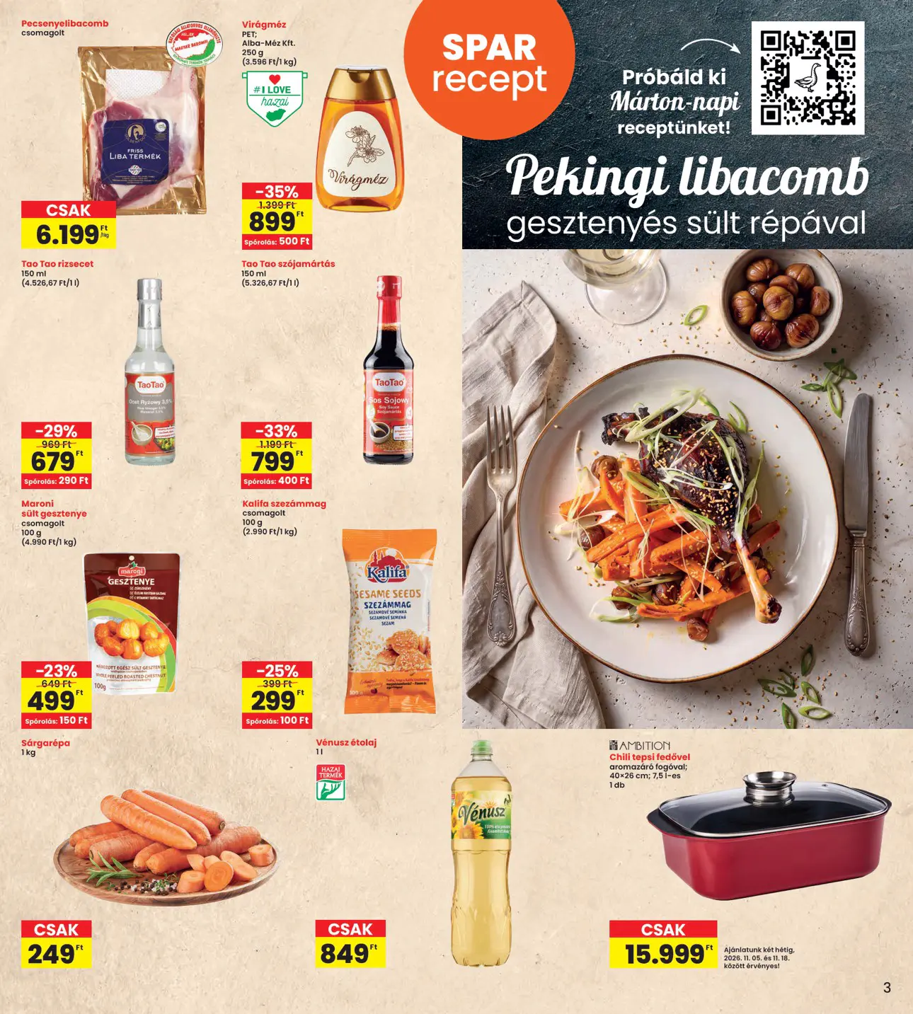 INTERSPAR szórólap, 3. oldal (nov. 5–11.)