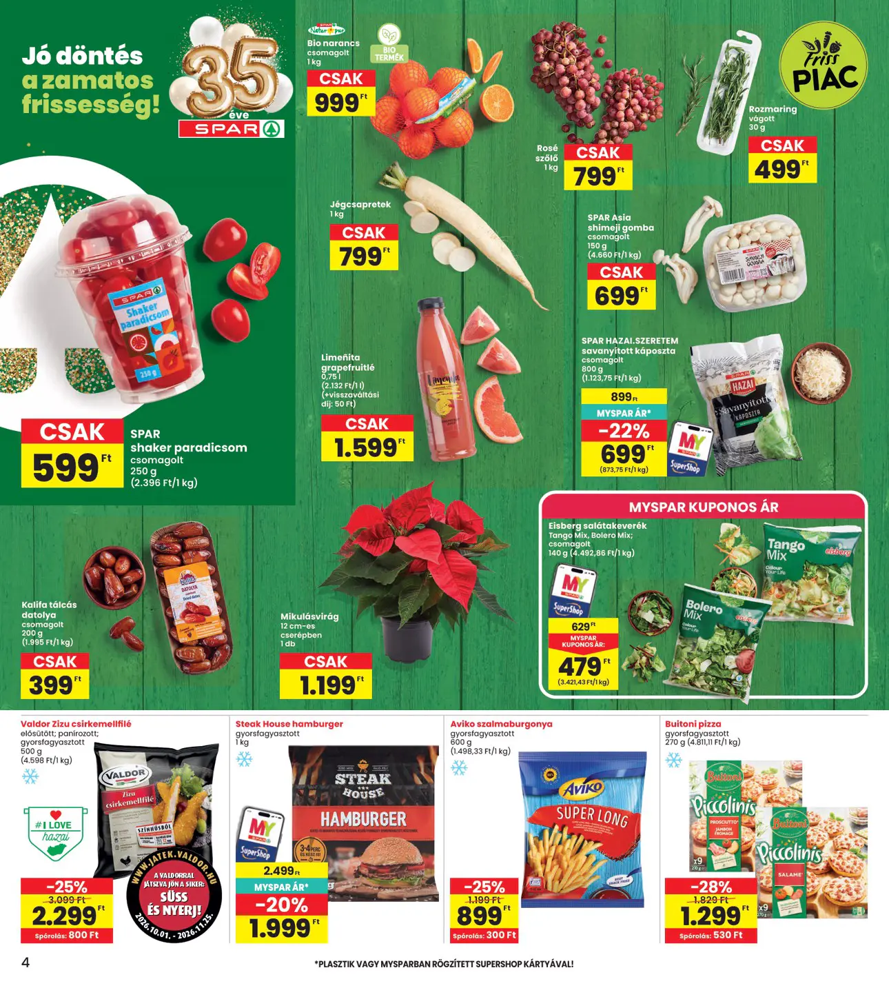 INTERSPAR szórólap, 4. oldal (nov. 5–11.)