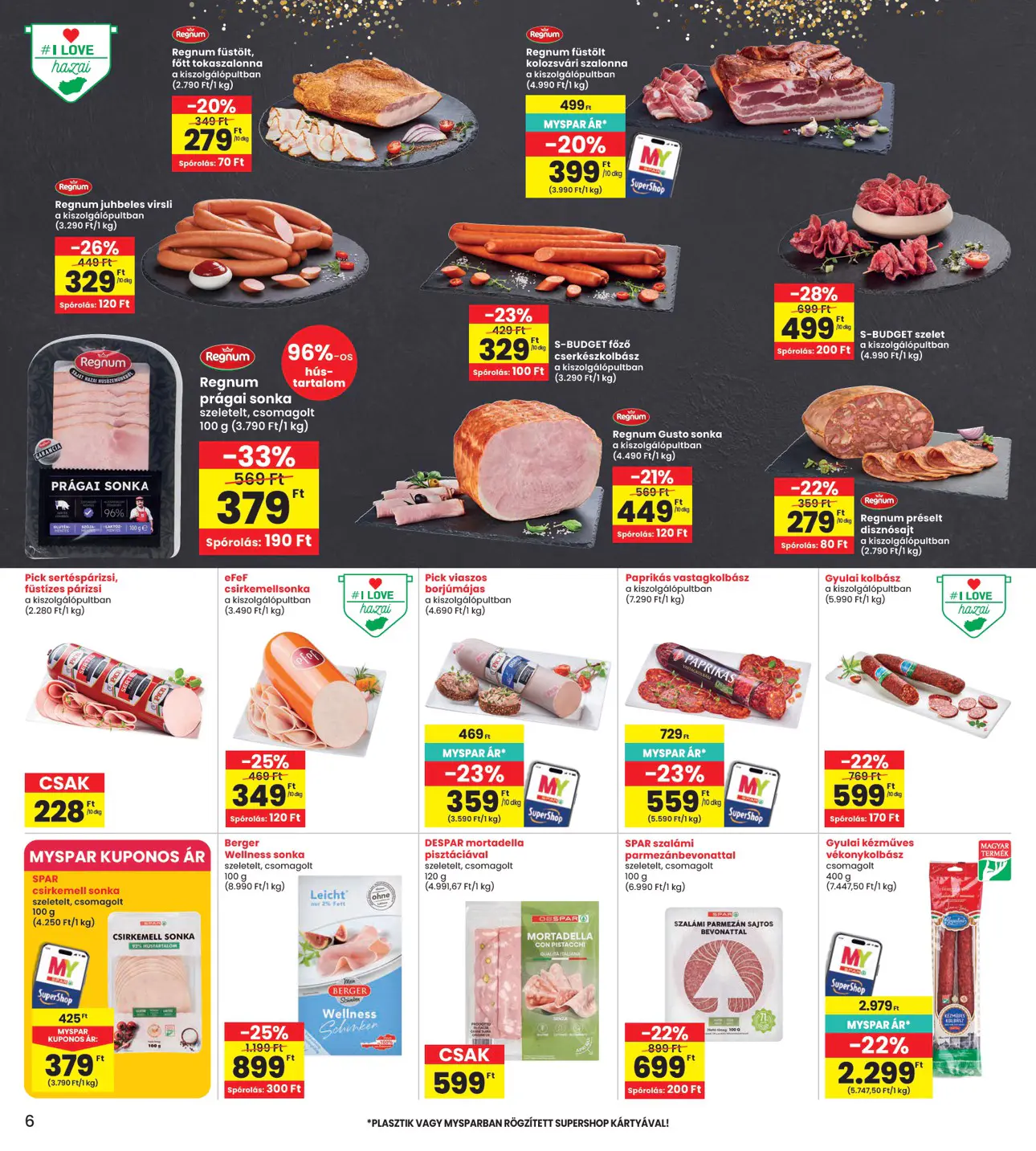 INTERSPAR szórólap, 6. oldal (nov. 5–11.)