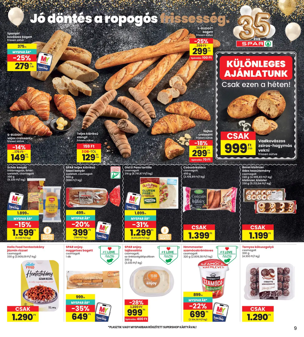 INTERSPAR szórólap, 9. oldal (nov. 5–11.)