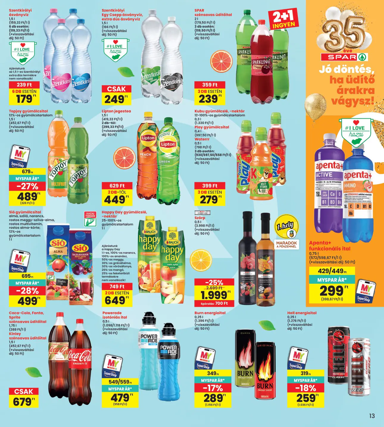 INTERSPAR szórólap, 13. oldal (nov. 5–11.)