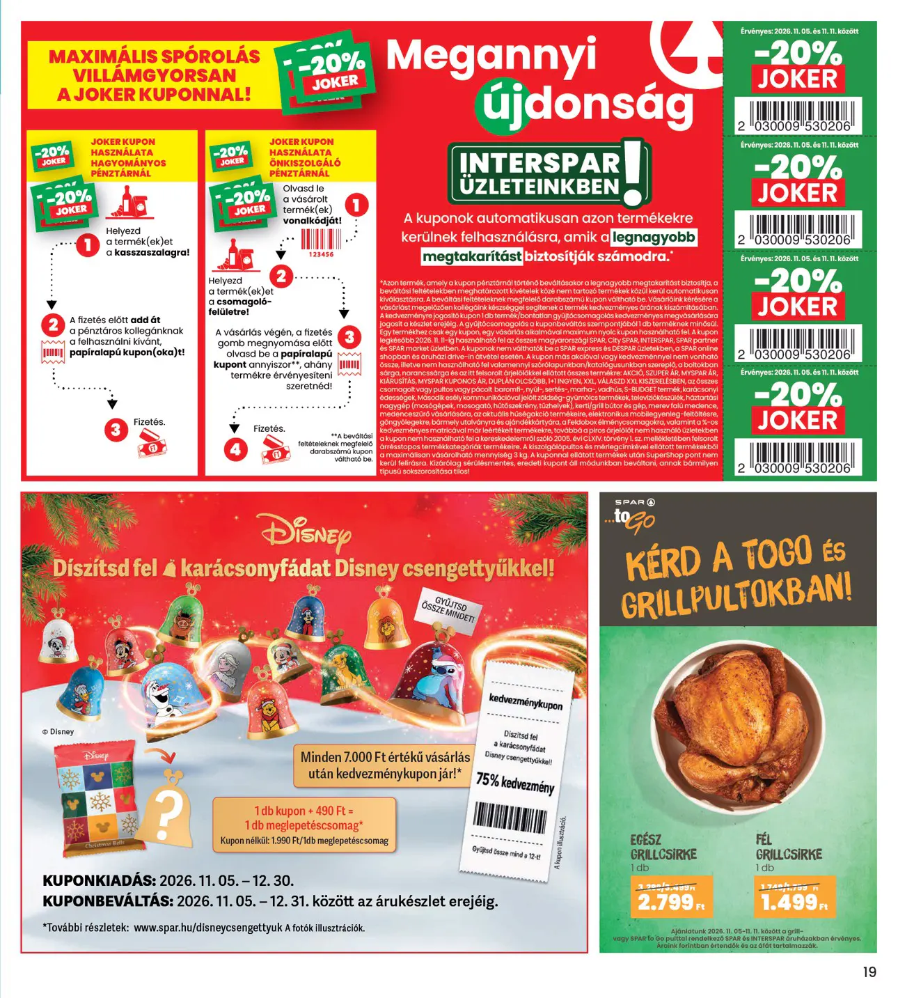 INTERSPAR szórólap, 19. oldal (nov. 5–11.)