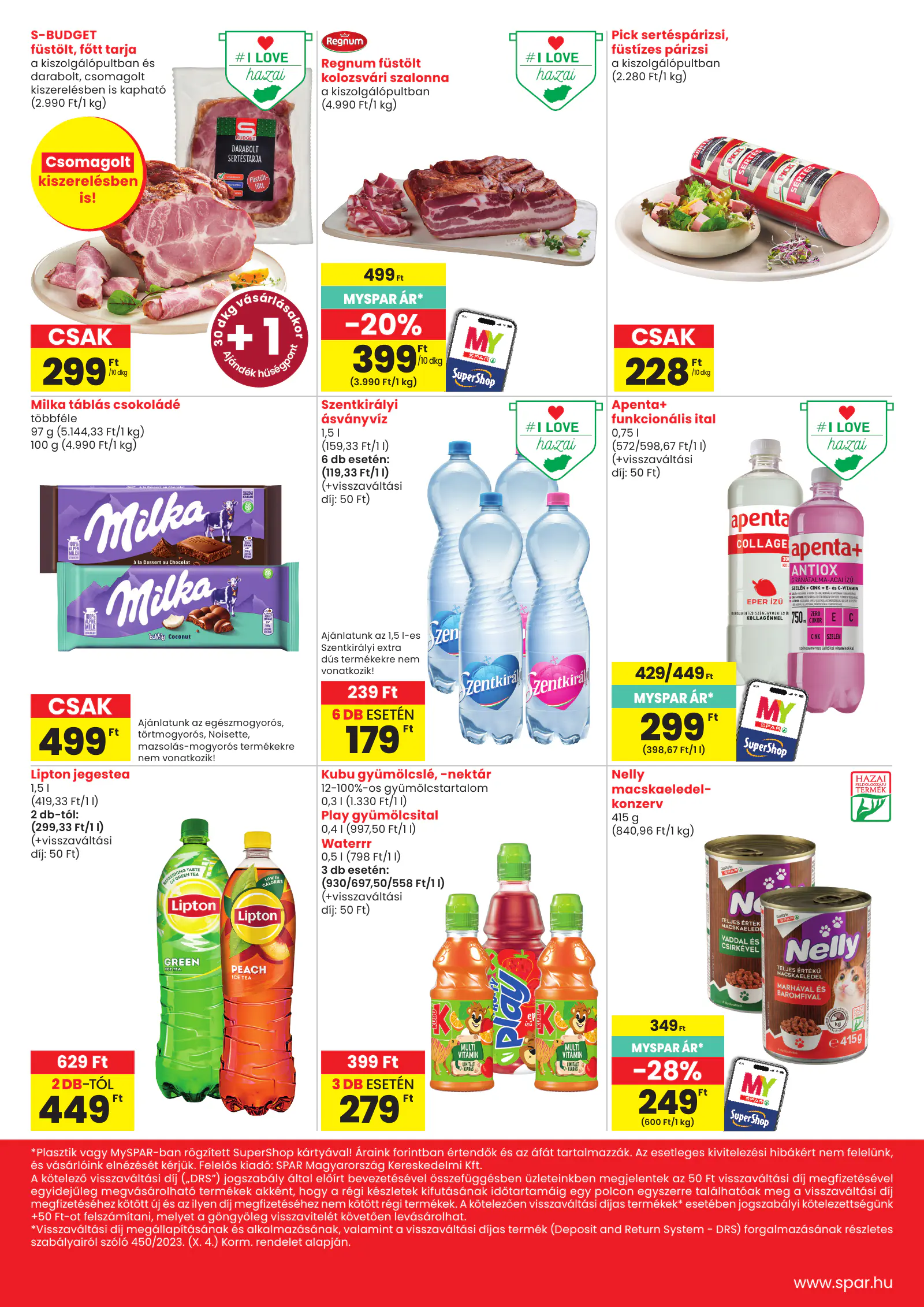 Spar market Nagykapornak, Zalalövő, 2. oldal (nov. 5–11.)