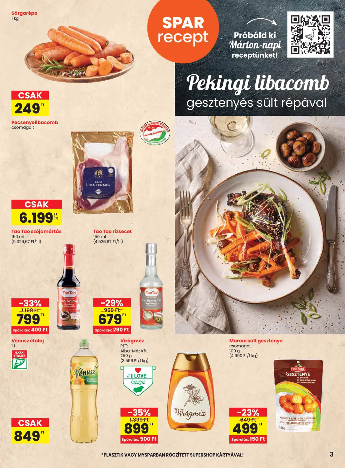 Spar szórólap, 3. oldal (nov. 5–11.)