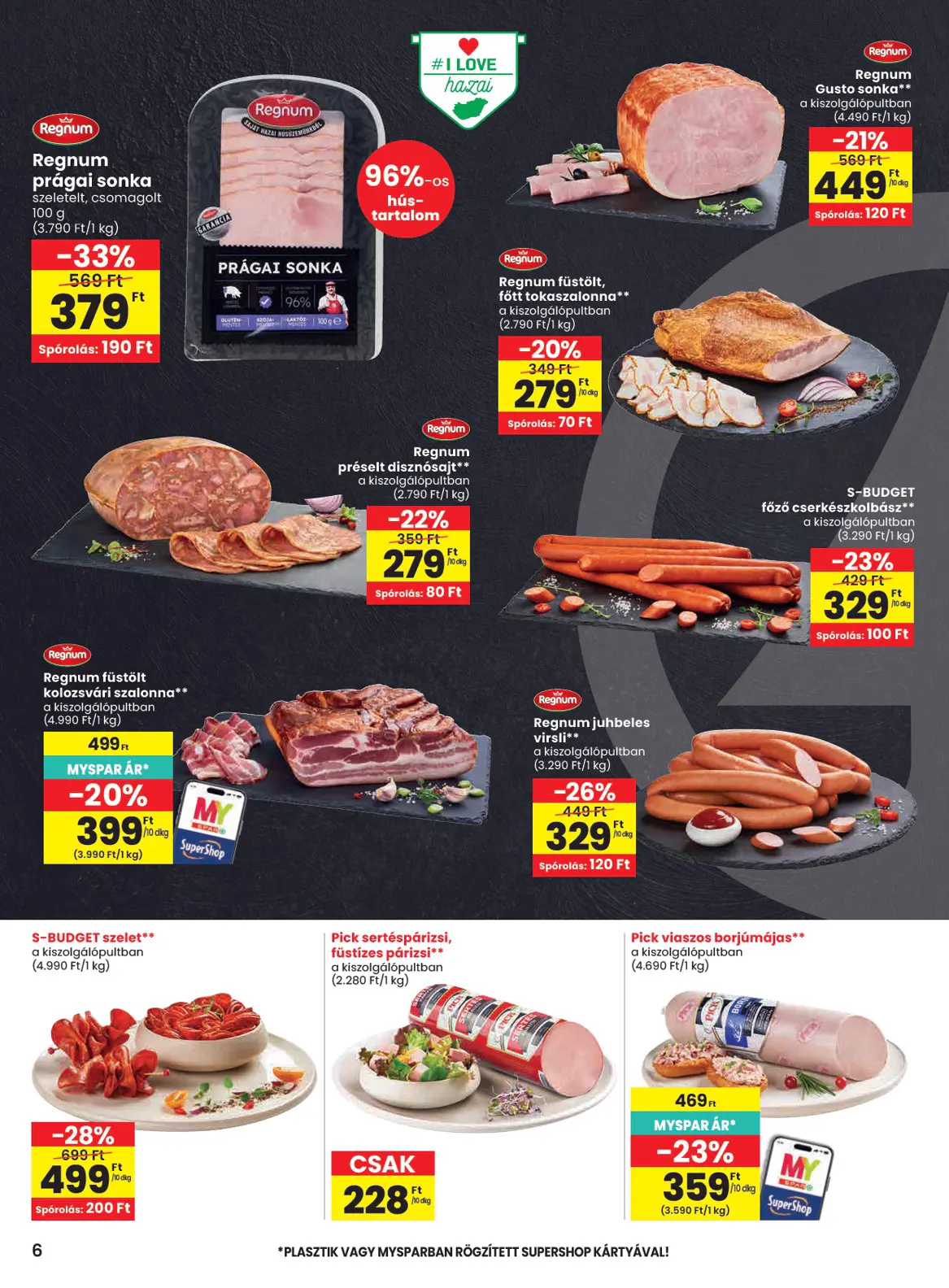 Spar szórólap, 6. oldal (nov. 5–11.)