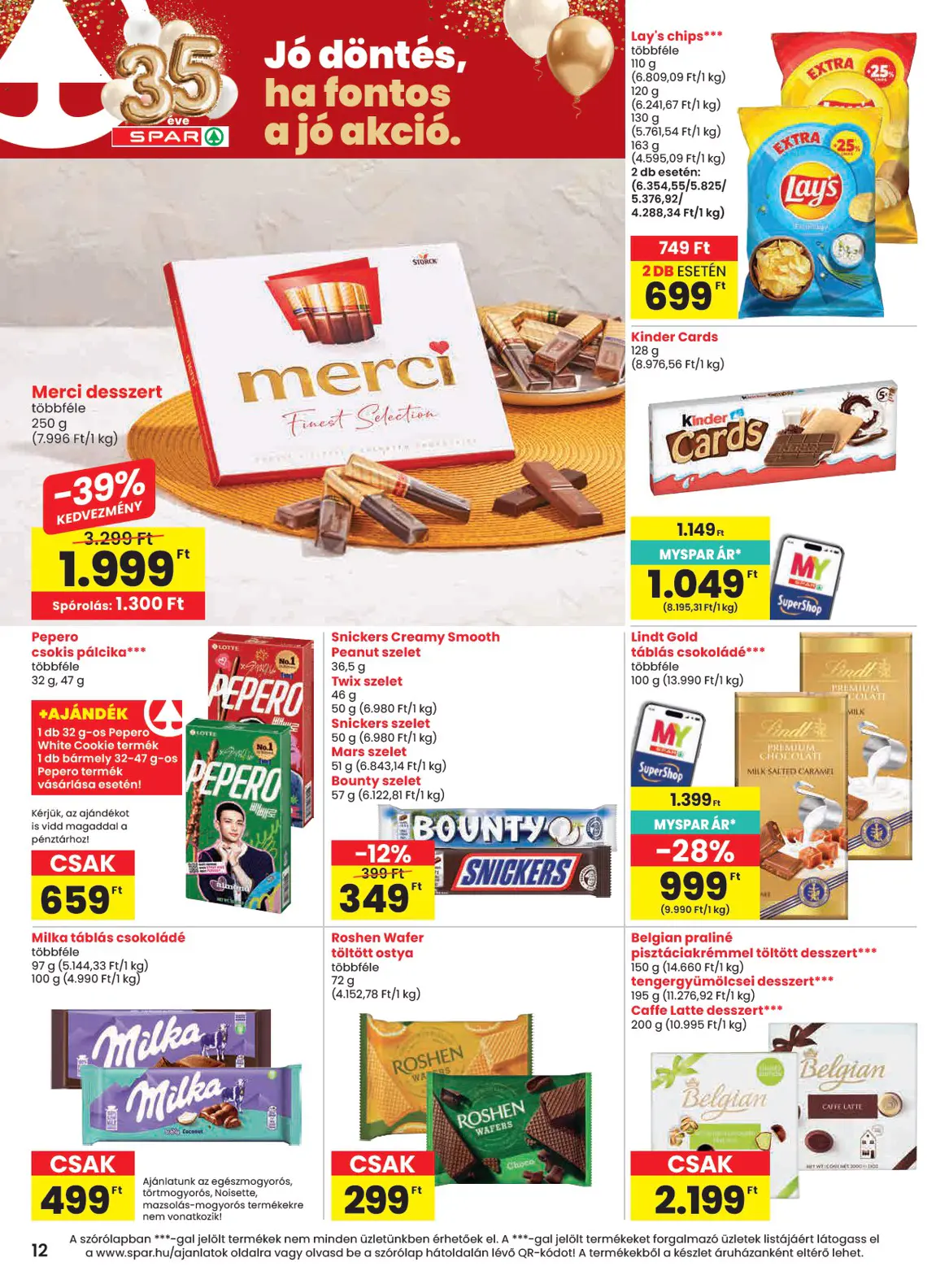 Spar szórólap, 12. oldal (nov. 5–11.)